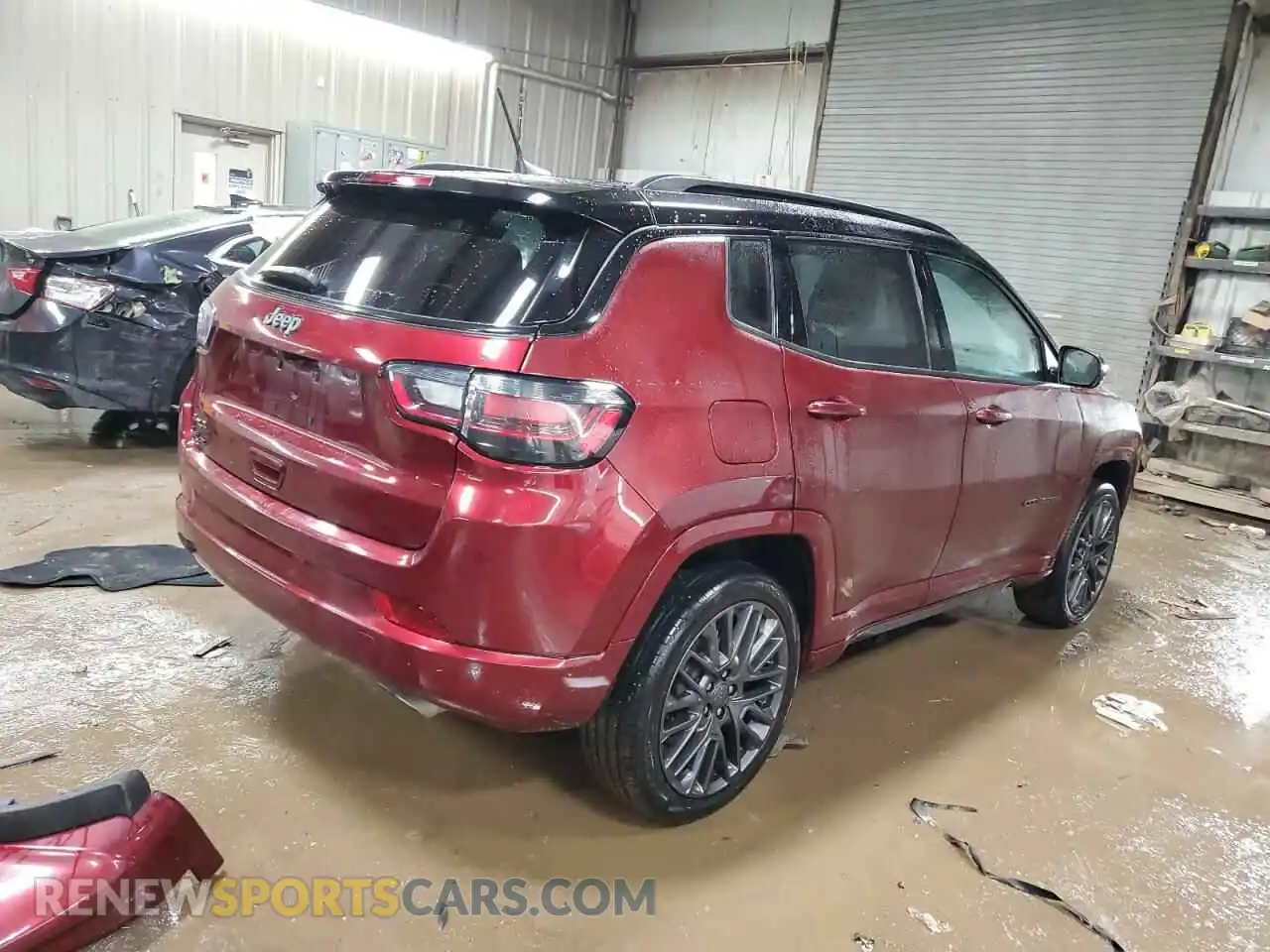 3 Photograph of a damaged car 3C4NJDCB3NT226373 JEEP COMPASS 2022