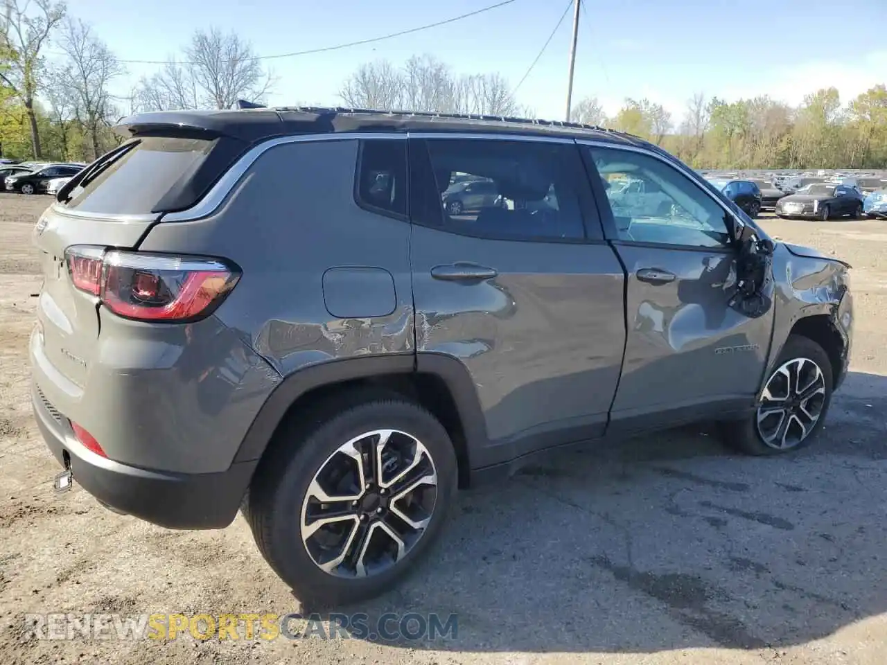 3 Photograph of a damaged car 3C4NJDCB3NT233503 JEEP COMPASS 2022