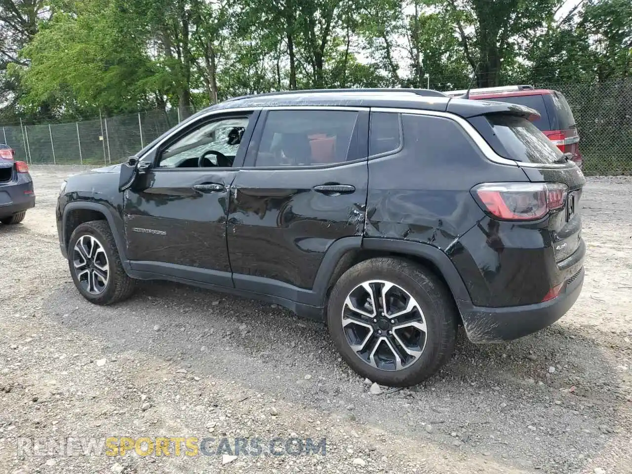 2 Photograph of a damaged car 3C4NJDCB4NT101026 JEEP COMPASS 2022