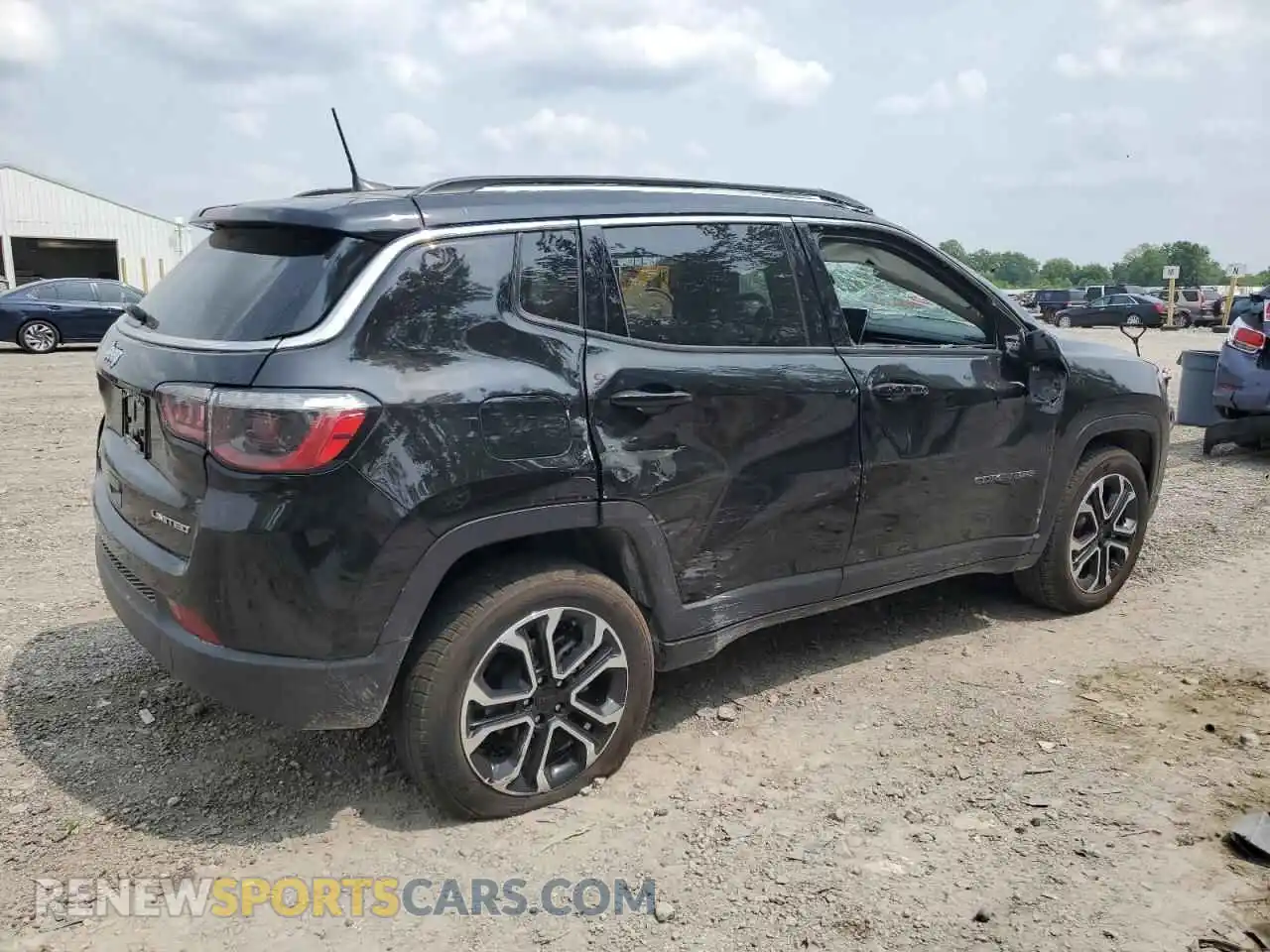 3 Photograph of a damaged car 3C4NJDCB4NT101026 JEEP COMPASS 2022