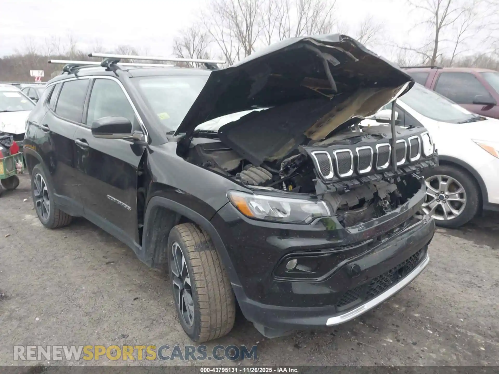 1 Photograph of a damaged car 3C4NJDCB4NT107201 JEEP COMPASS 2022