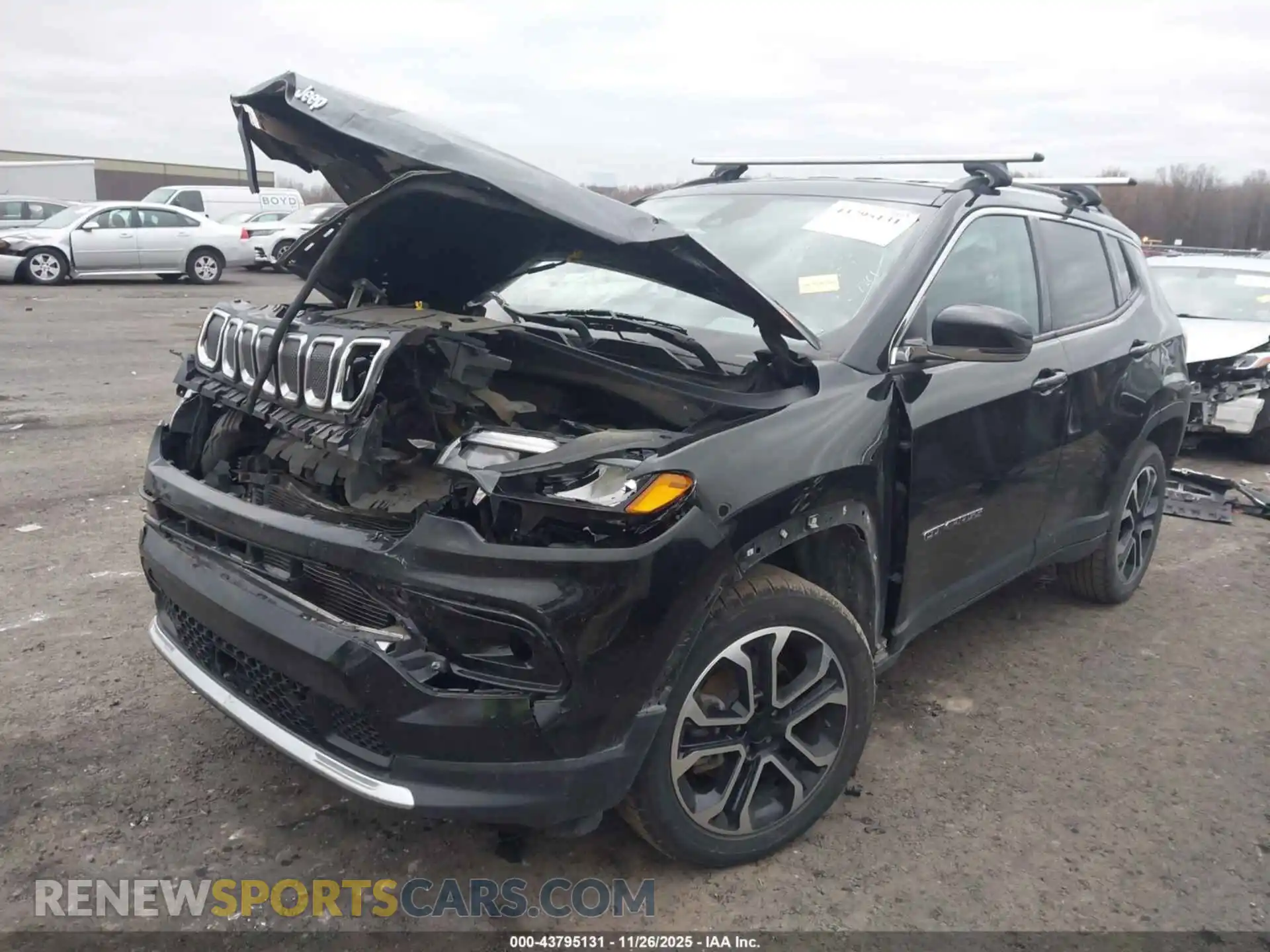 2 Photograph of a damaged car 3C4NJDCB4NT107201 JEEP COMPASS 2022
