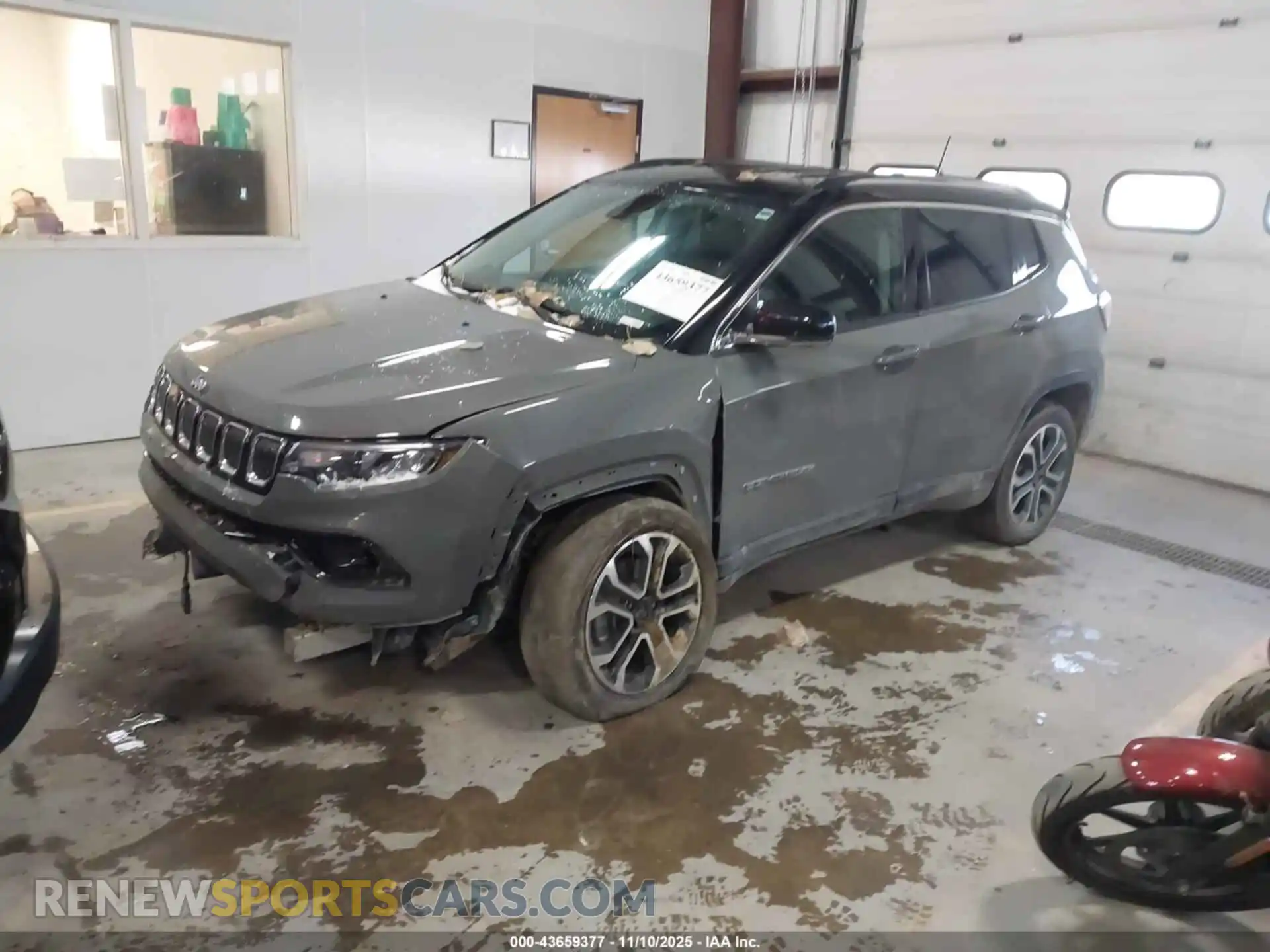 2 Photograph of a damaged car 3C4NJDCB4NT107540 JEEP COMPASS 2022