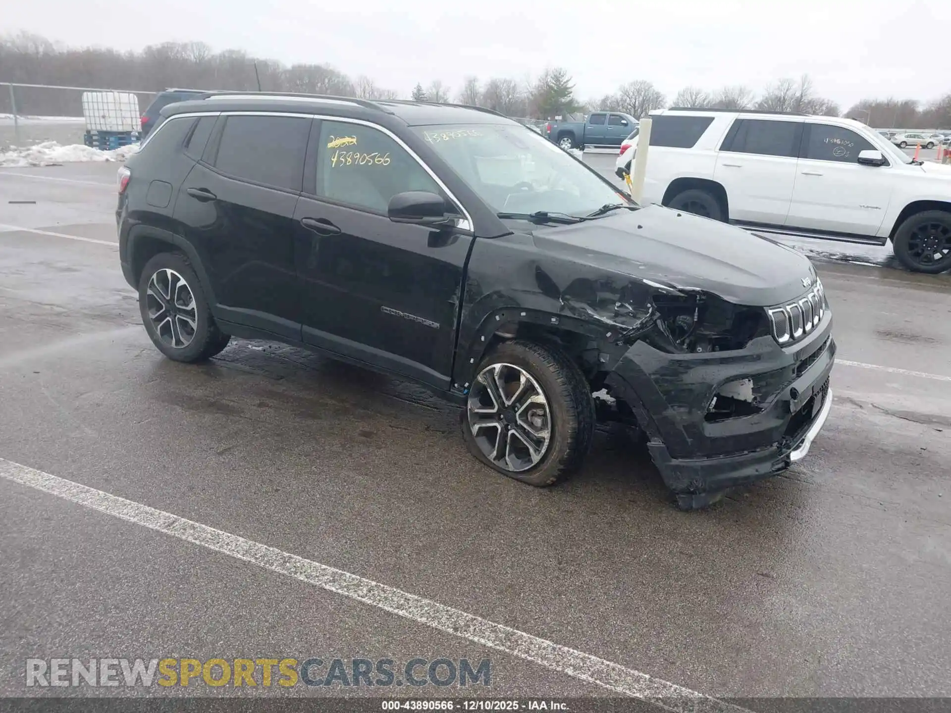 1 Photograph of a damaged car 3C4NJDCB4NT108509 JEEP COMPASS 2022