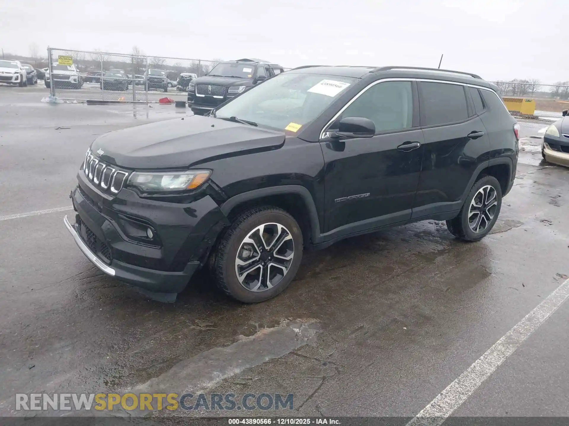 2 Photograph of a damaged car 3C4NJDCB4NT108509 JEEP COMPASS 2022