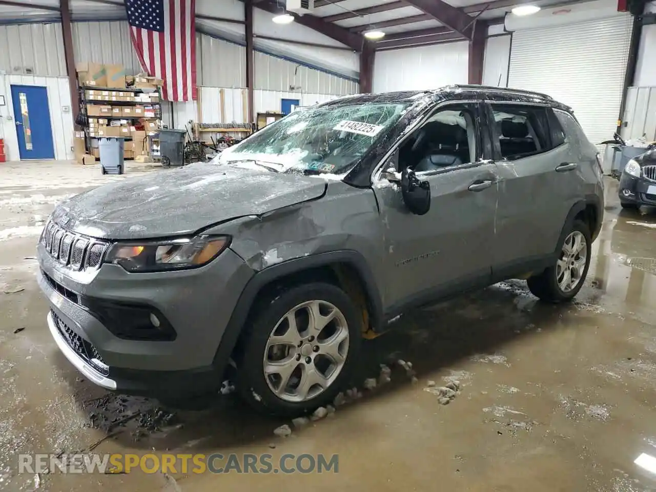 1 Photograph of a damaged car 3C4NJDCB4NT125066 JEEP COMPASS 2022