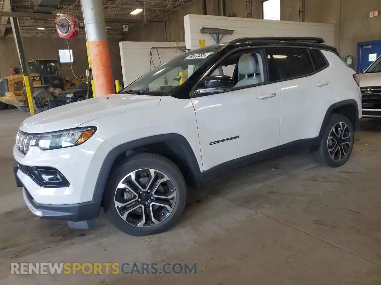 1 Photograph of a damaged car 3C4NJDCB4NT147455 JEEP COMPASS 2022