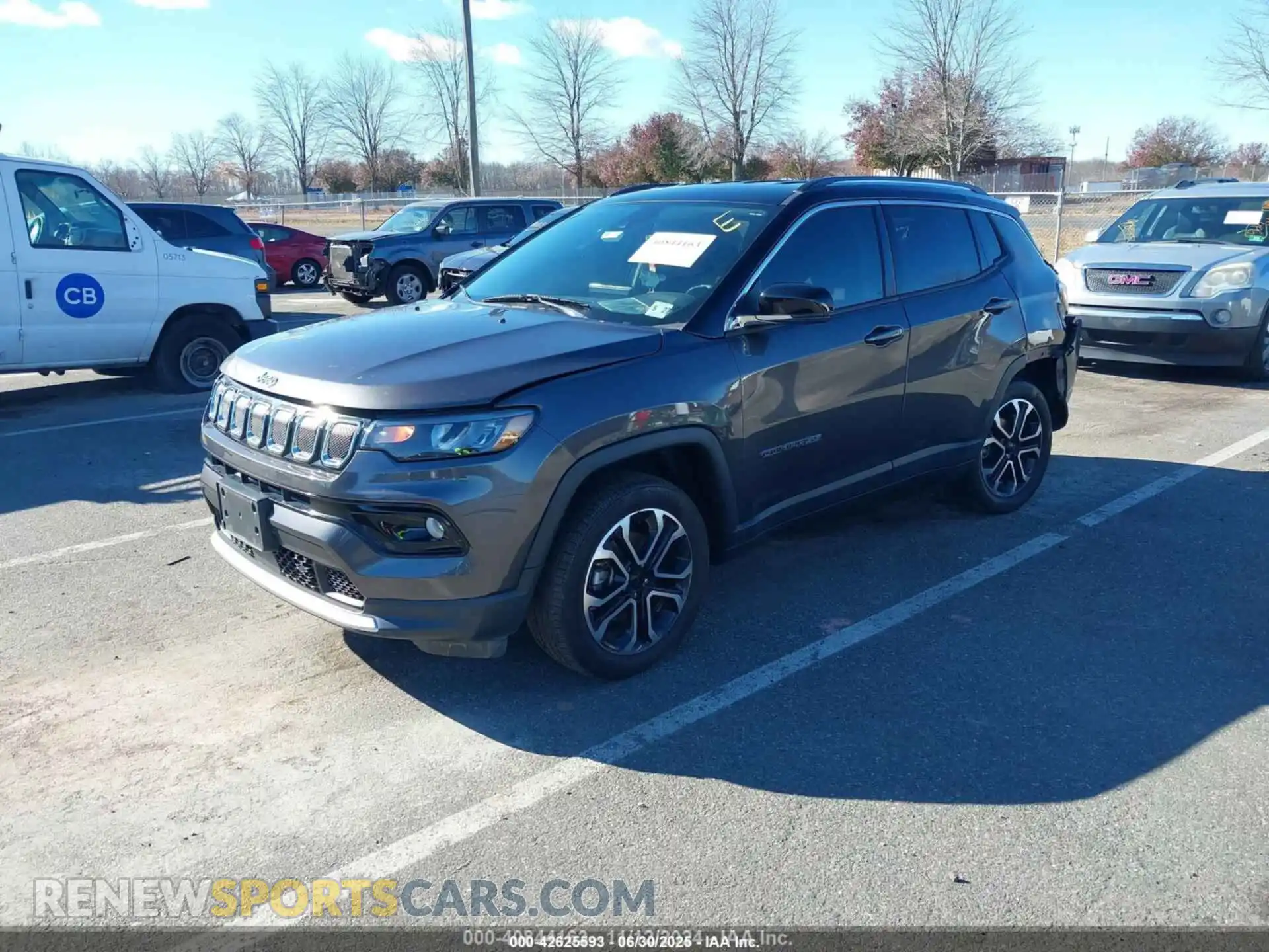 2 Photograph of a damaged car 3C4NJDCB4NT153143 JEEP COMPASS 2022
