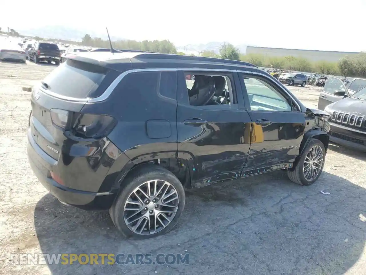 3 Photograph of a damaged car 3C4NJDCB4NT201725 JEEP COMPASS 2022