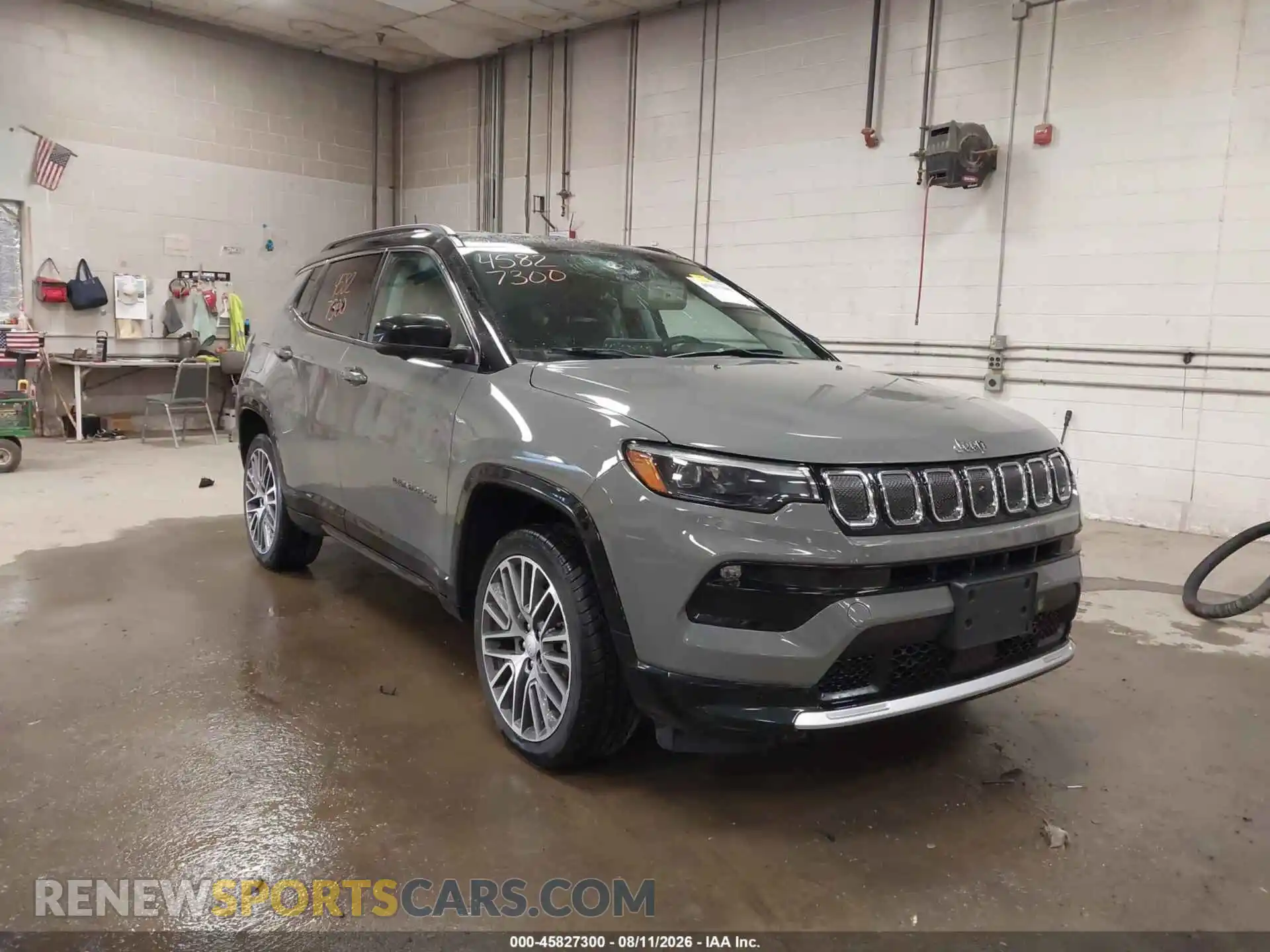 1 Photograph of a damaged car 3C4NJDCB4NT210019 JEEP COMPASS 2022
