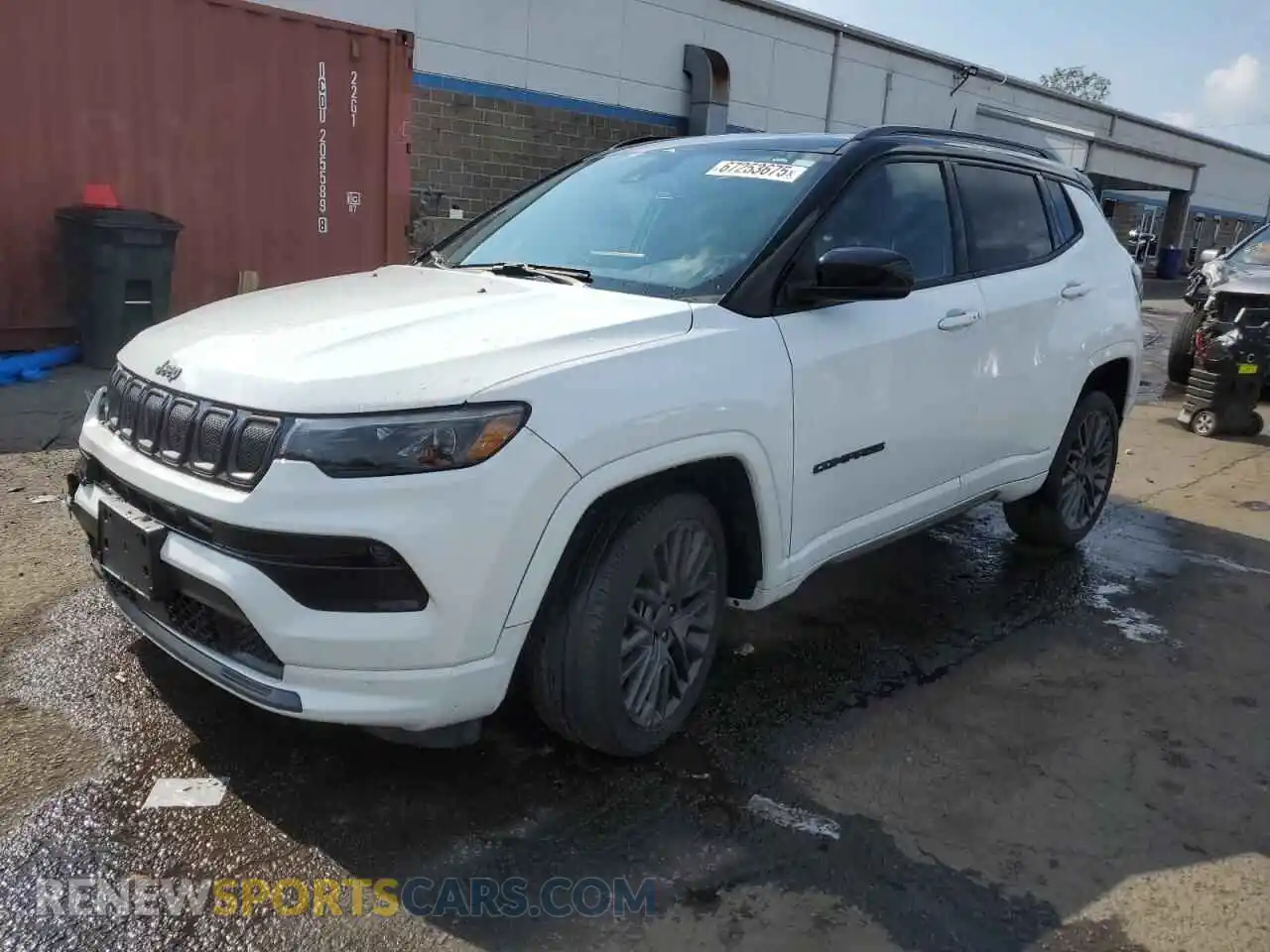 1 Photograph of a damaged car 3C4NJDCB4NT235986 JEEP COMPASS 2022