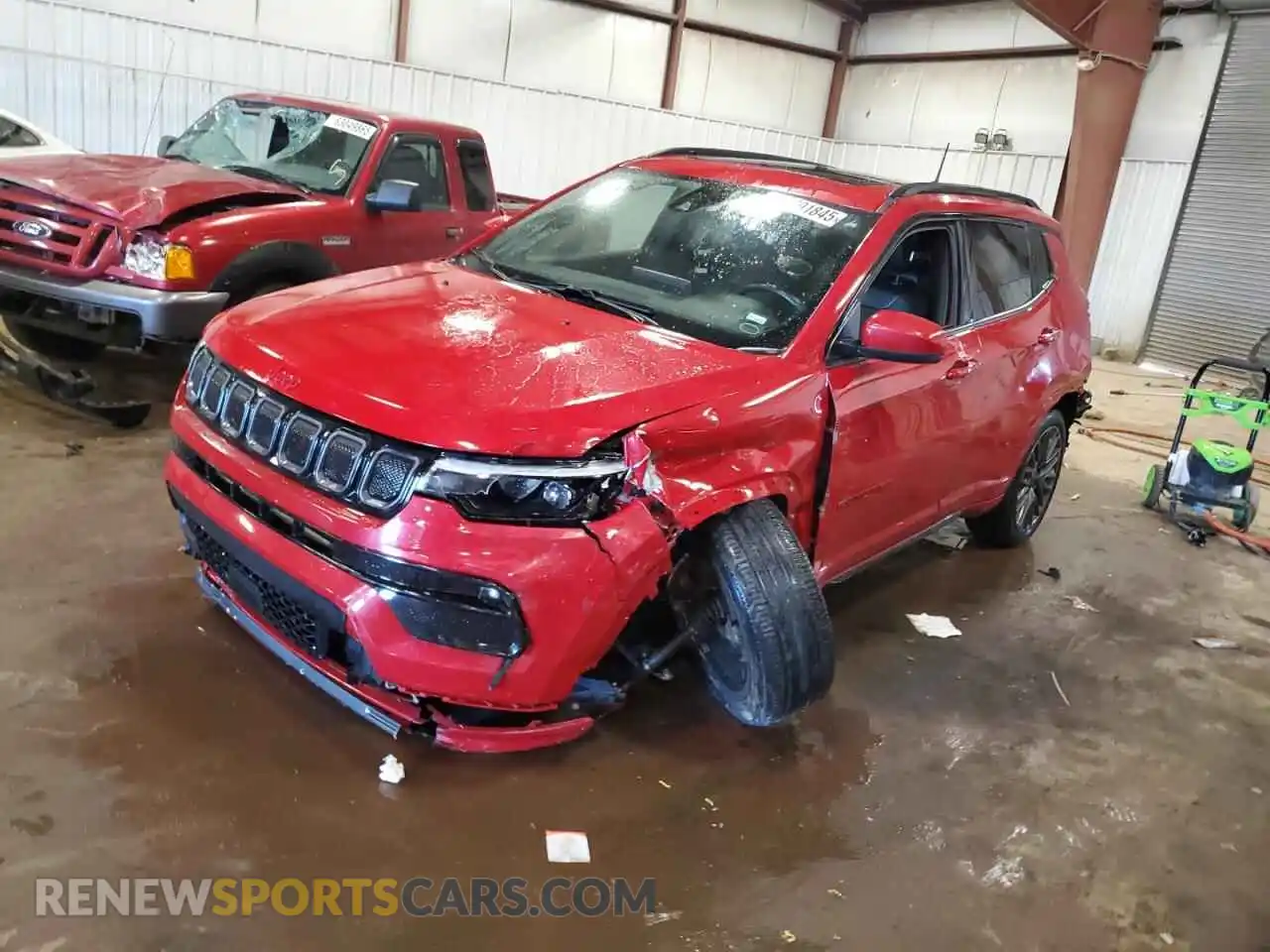 1 Photograph of a damaged car 3C4NJDCB4NT237172 JEEP COMPASS 2022