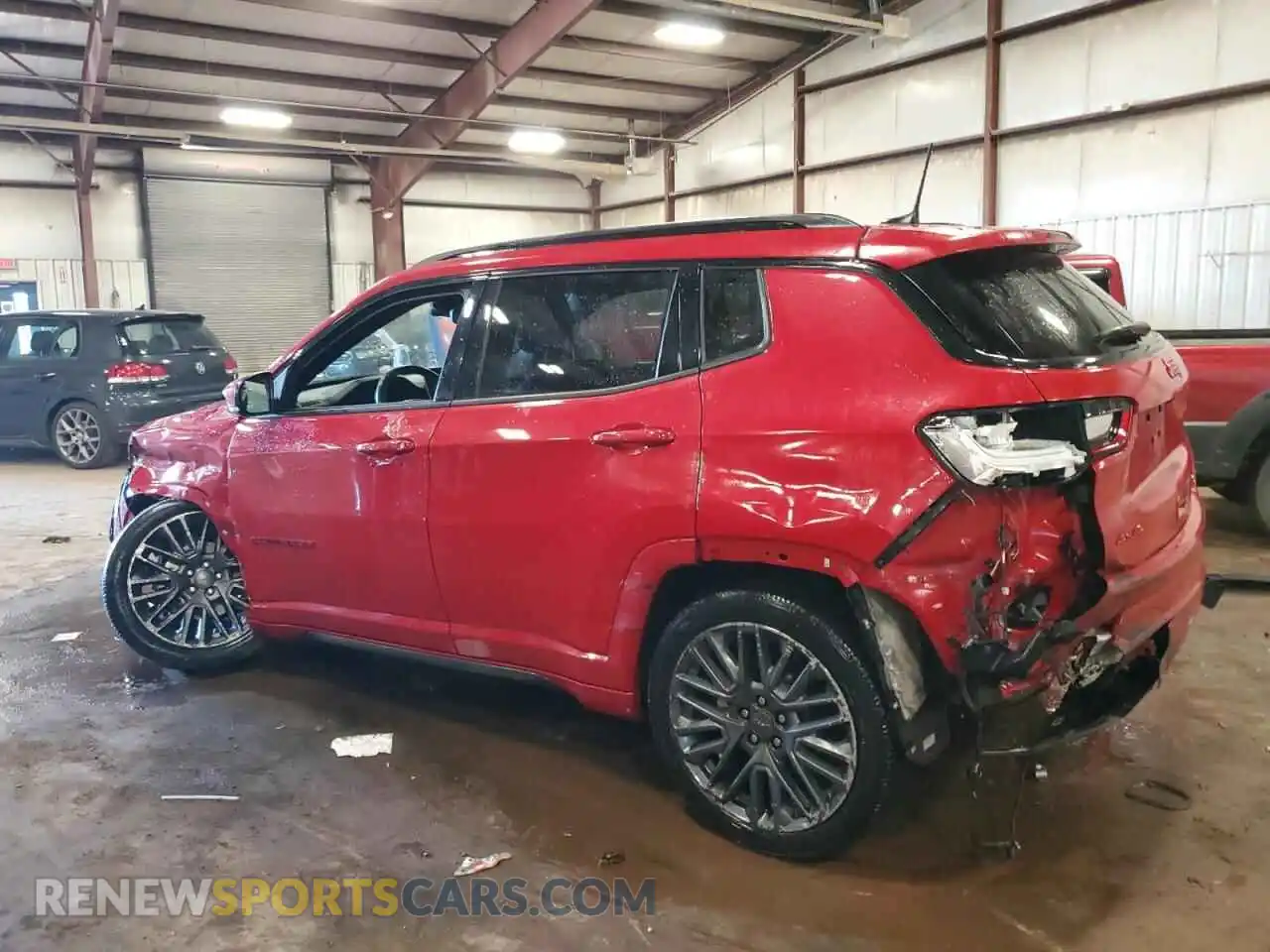 2 Photograph of a damaged car 3C4NJDCB4NT237172 JEEP COMPASS 2022