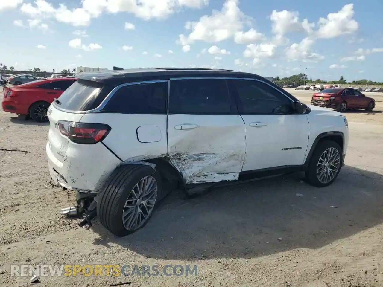 3 Photograph of a damaged car 3C4NJDCB5NT113198 JEEP COMPASS 2022