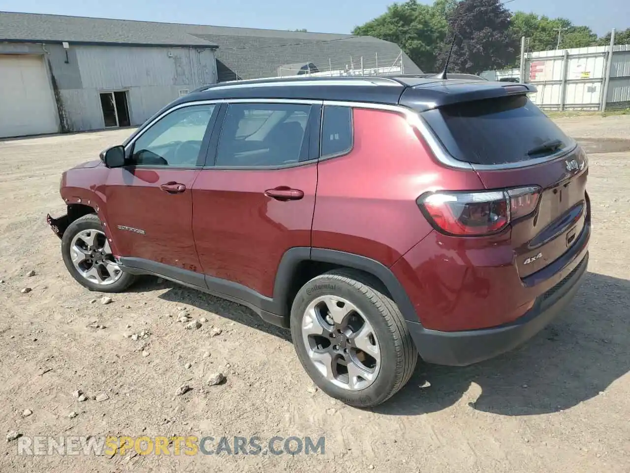 2 Photograph of a damaged car 3C4NJDCB5NT121883 JEEP COMPASS 2022
