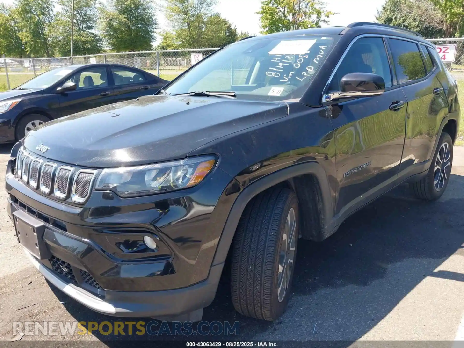 2 Photograph of a damaged car 3C4NJDCB5NT150056 JEEP COMPASS 2022