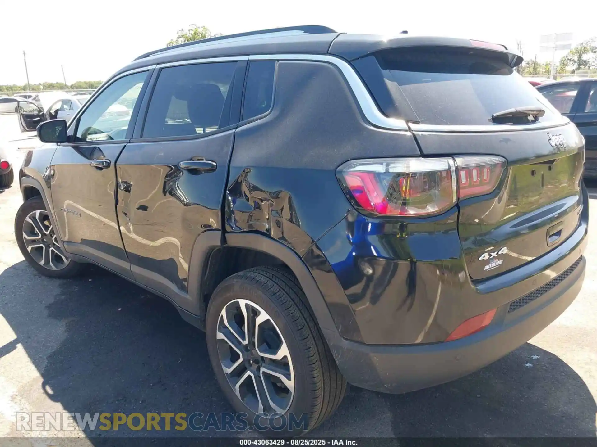 3 Photograph of a damaged car 3C4NJDCB5NT150056 JEEP COMPASS 2022
