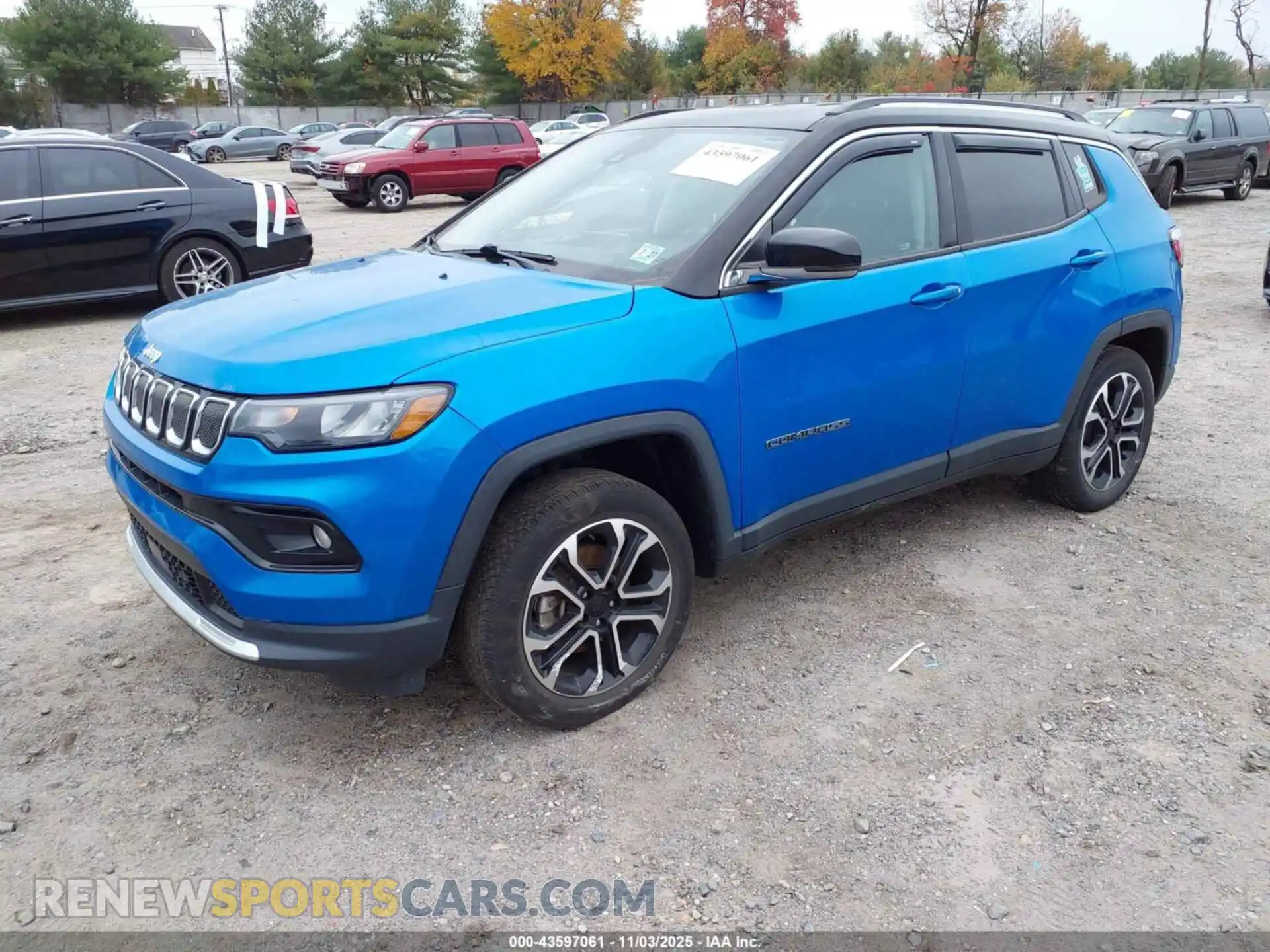 2 Photograph of a damaged car 3C4NJDCB5NT154592 JEEP COMPASS 2022