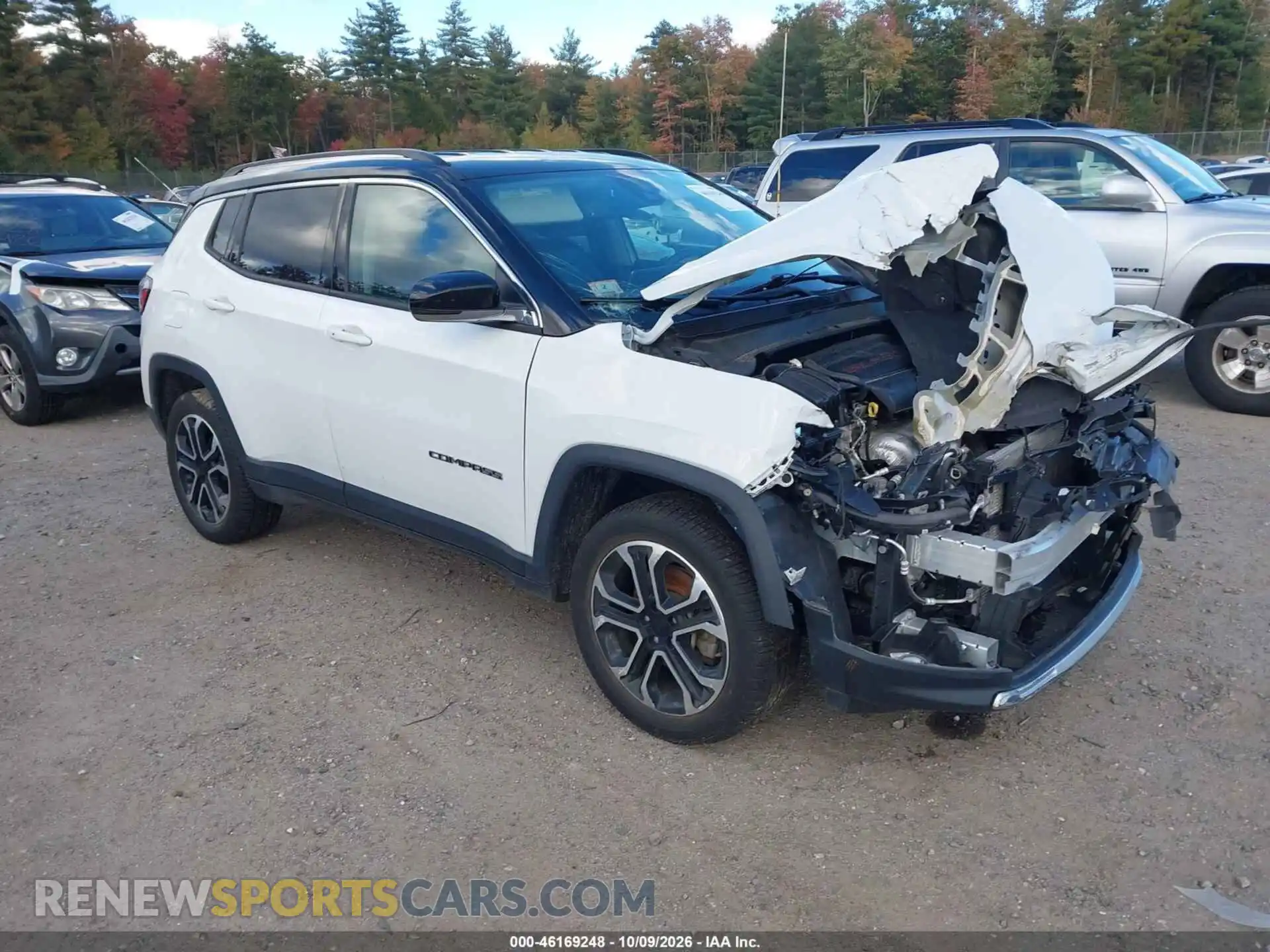 1 Photograph of a damaged car 3C4NJDCB5NT155158 JEEP COMPASS 2022