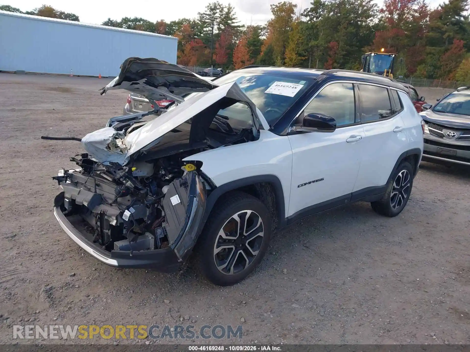 2 Photograph of a damaged car 3C4NJDCB5NT155158 JEEP COMPASS 2022
