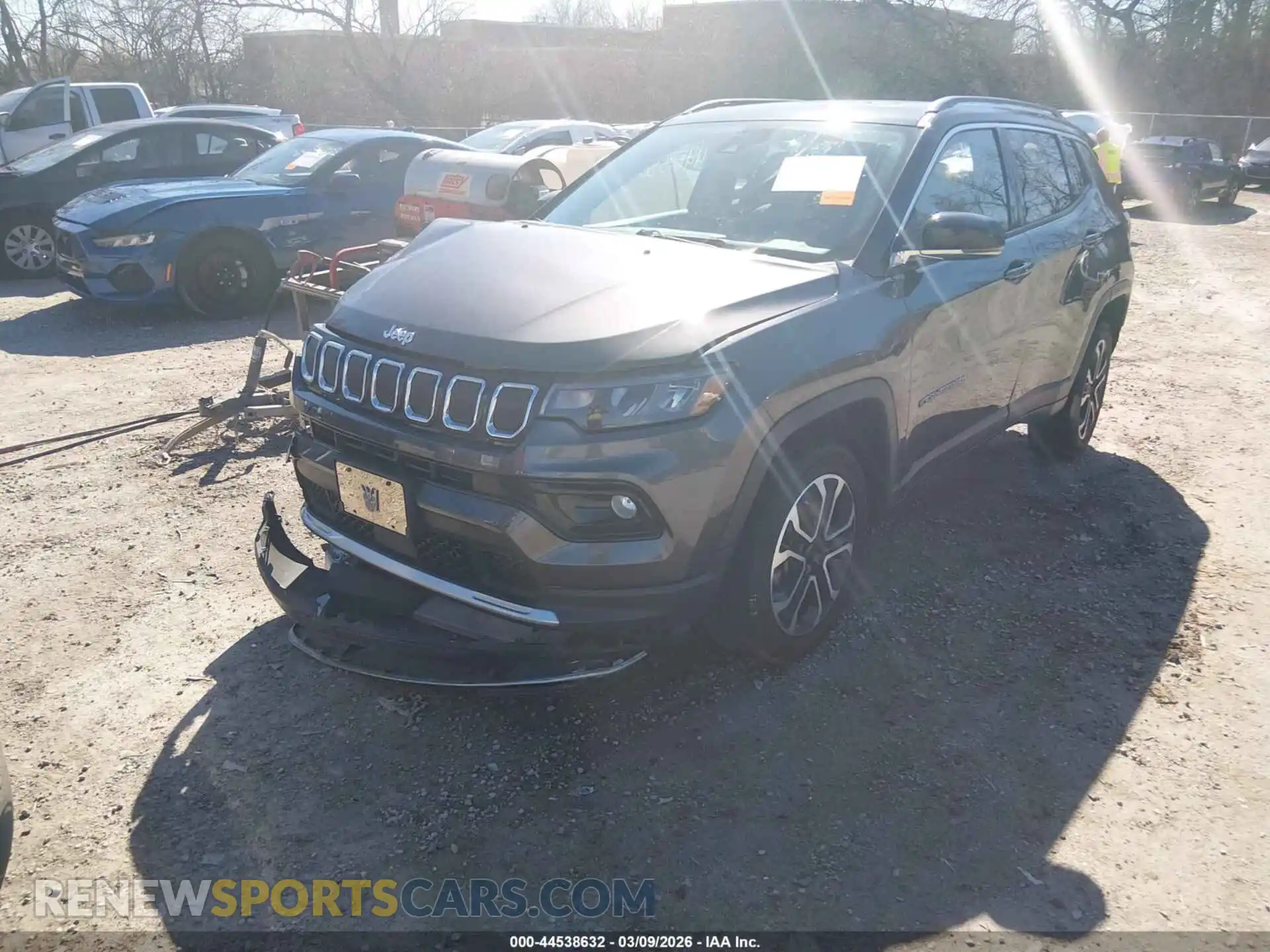2 Photograph of a damaged car 3C4NJDCB5NT169447 JEEP COMPASS 2022