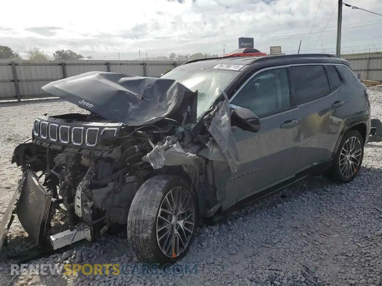 1 fotografías del automóvil dañado 3C4NJDCB5NT199399 JEEP COMPASS 2022