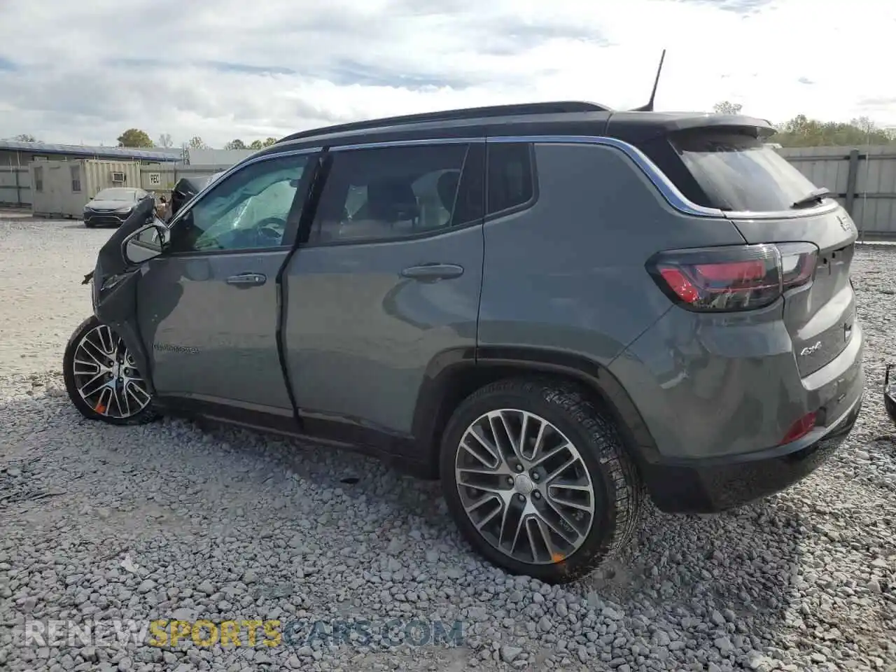 2 fotografías del automóvil dañado 3C4NJDCB5NT199399 JEEP COMPASS 2022