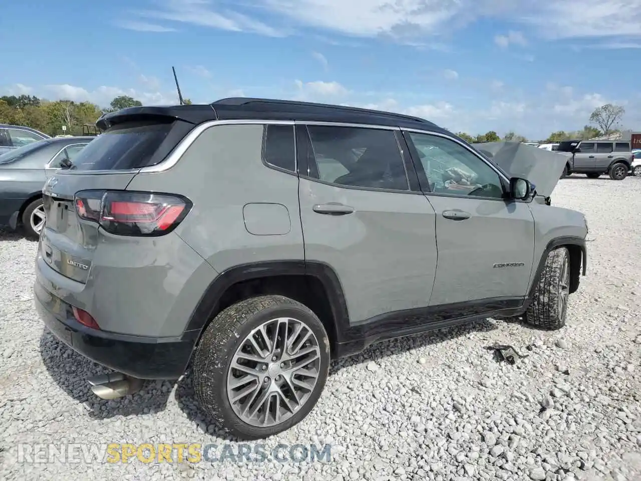 3 fotografías del automóvil dañado 3C4NJDCB5NT199399 JEEP COMPASS 2022