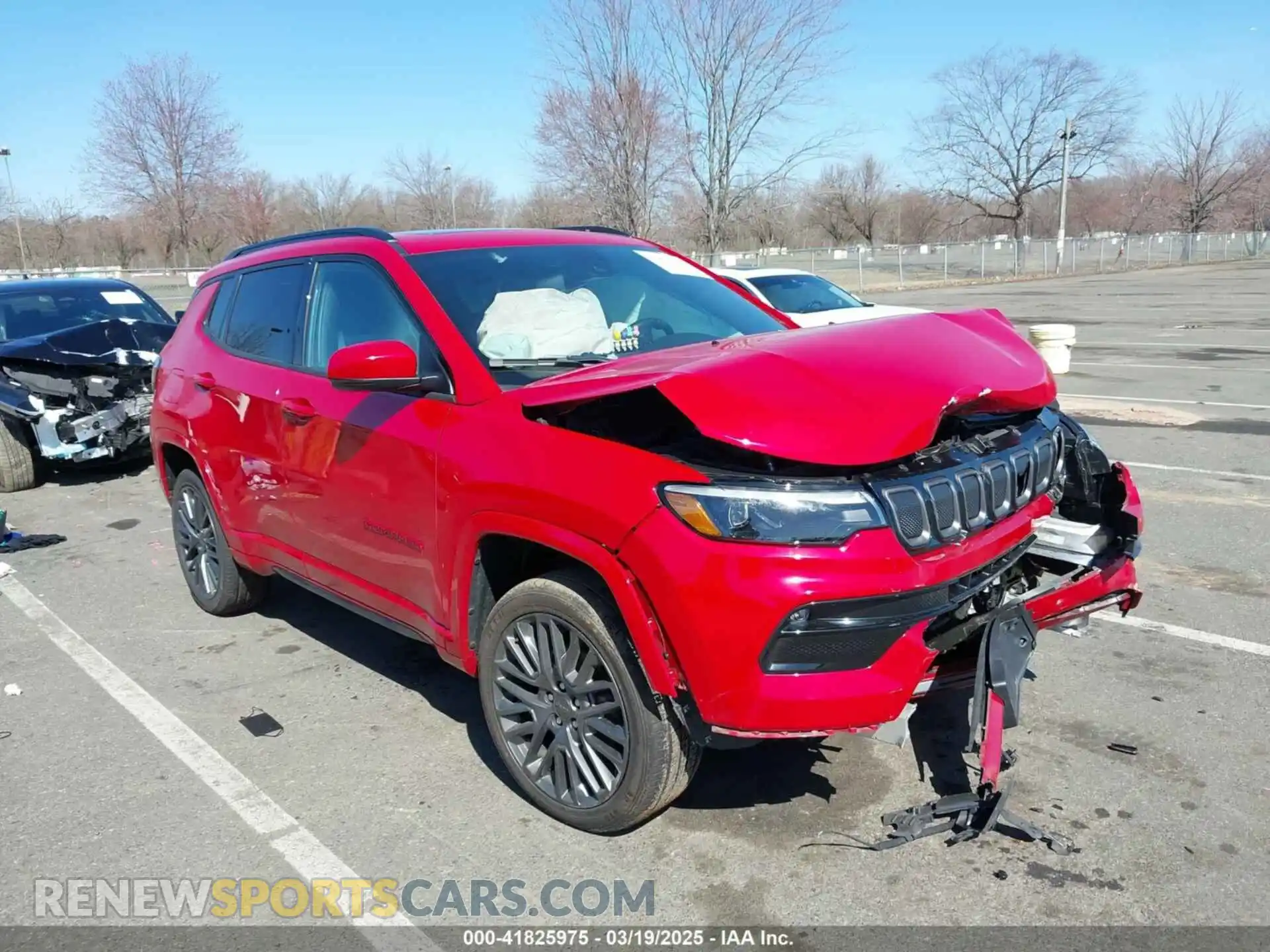 1 Photograph of a damaged car 3C4NJDCB5NT209123 JEEP COMPASS 2022