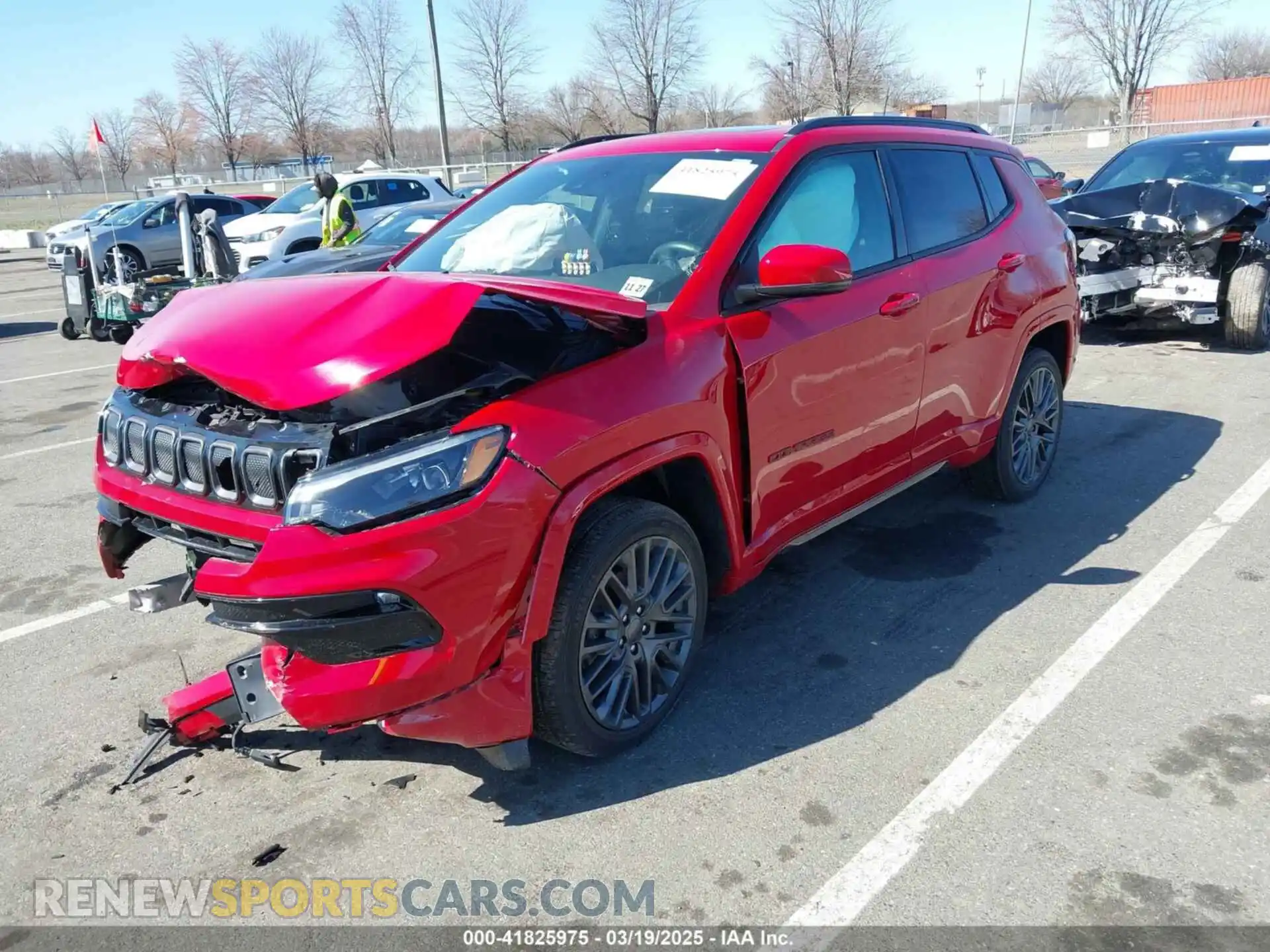 2 Photograph of a damaged car 3C4NJDCB5NT209123 JEEP COMPASS 2022