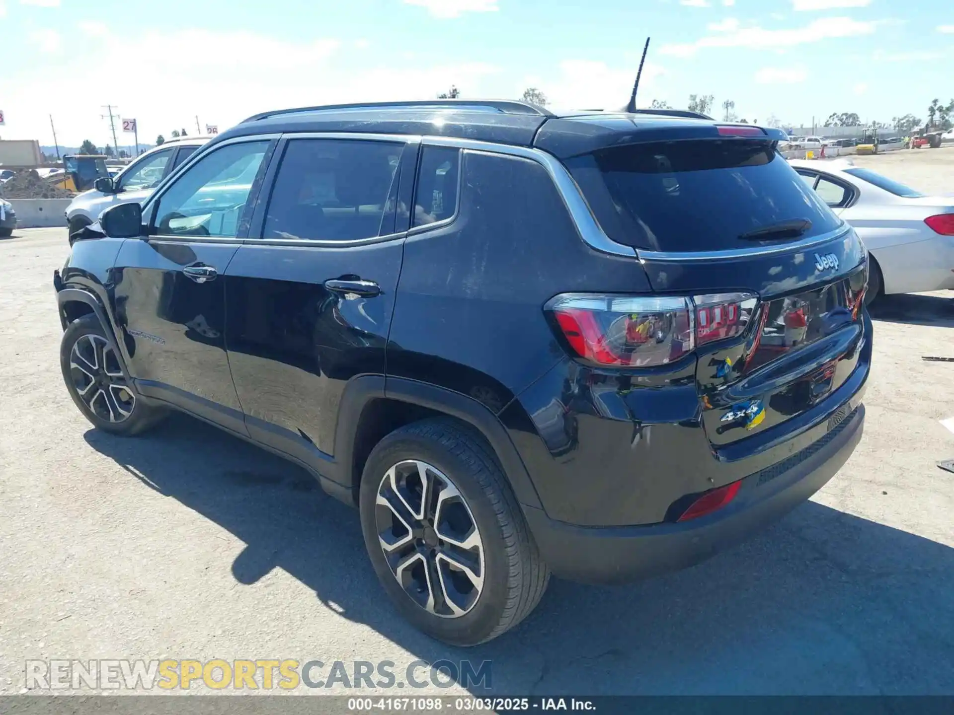 3 Photograph of a damaged car 3C4NJDCB6NT133802 JEEP COMPASS 2022