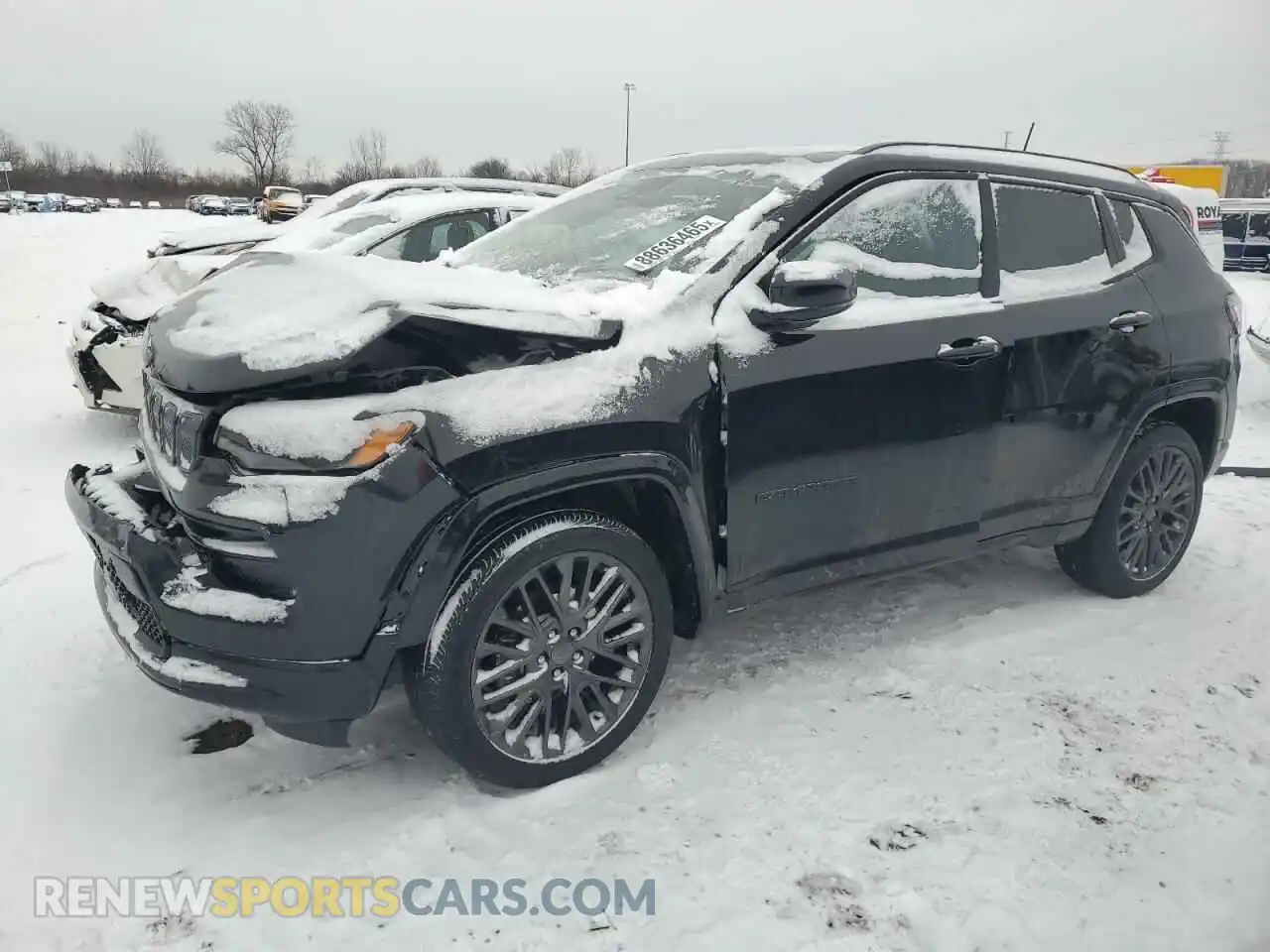 1 Photograph of a damaged car 3C4NJDCB6NT228540 JEEP COMPASS 2022