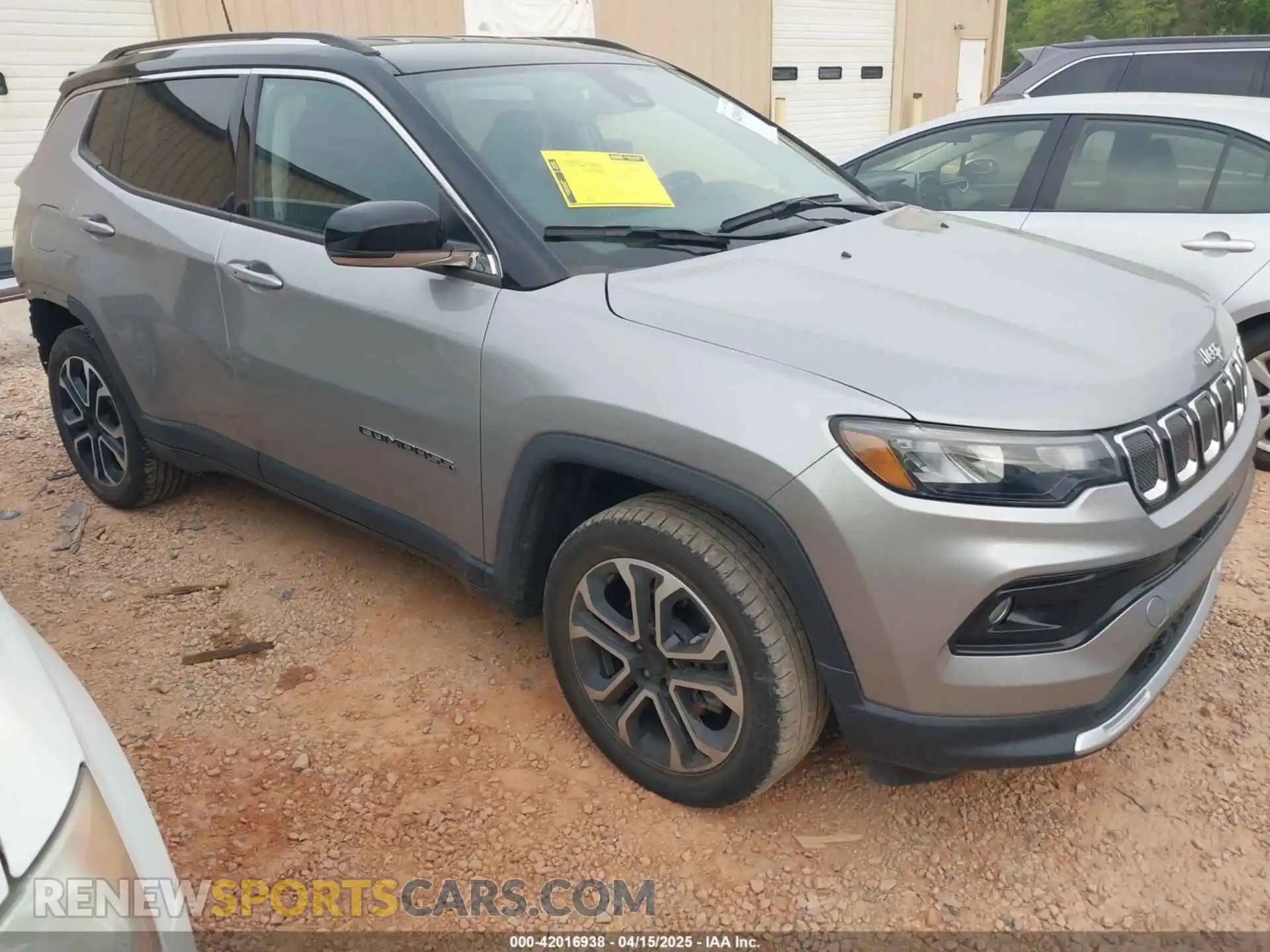 1 Photograph of a damaged car 3C4NJDCB7NT126888 JEEP COMPASS 2022