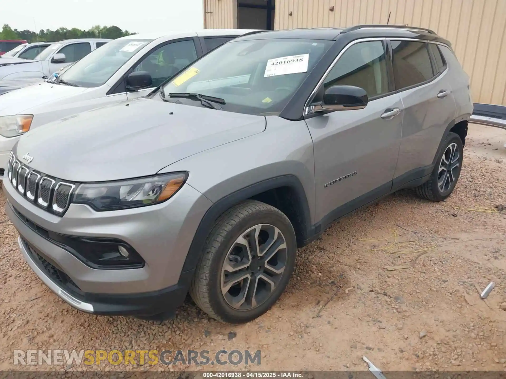 2 Photograph of a damaged car 3C4NJDCB7NT126888 JEEP COMPASS 2022