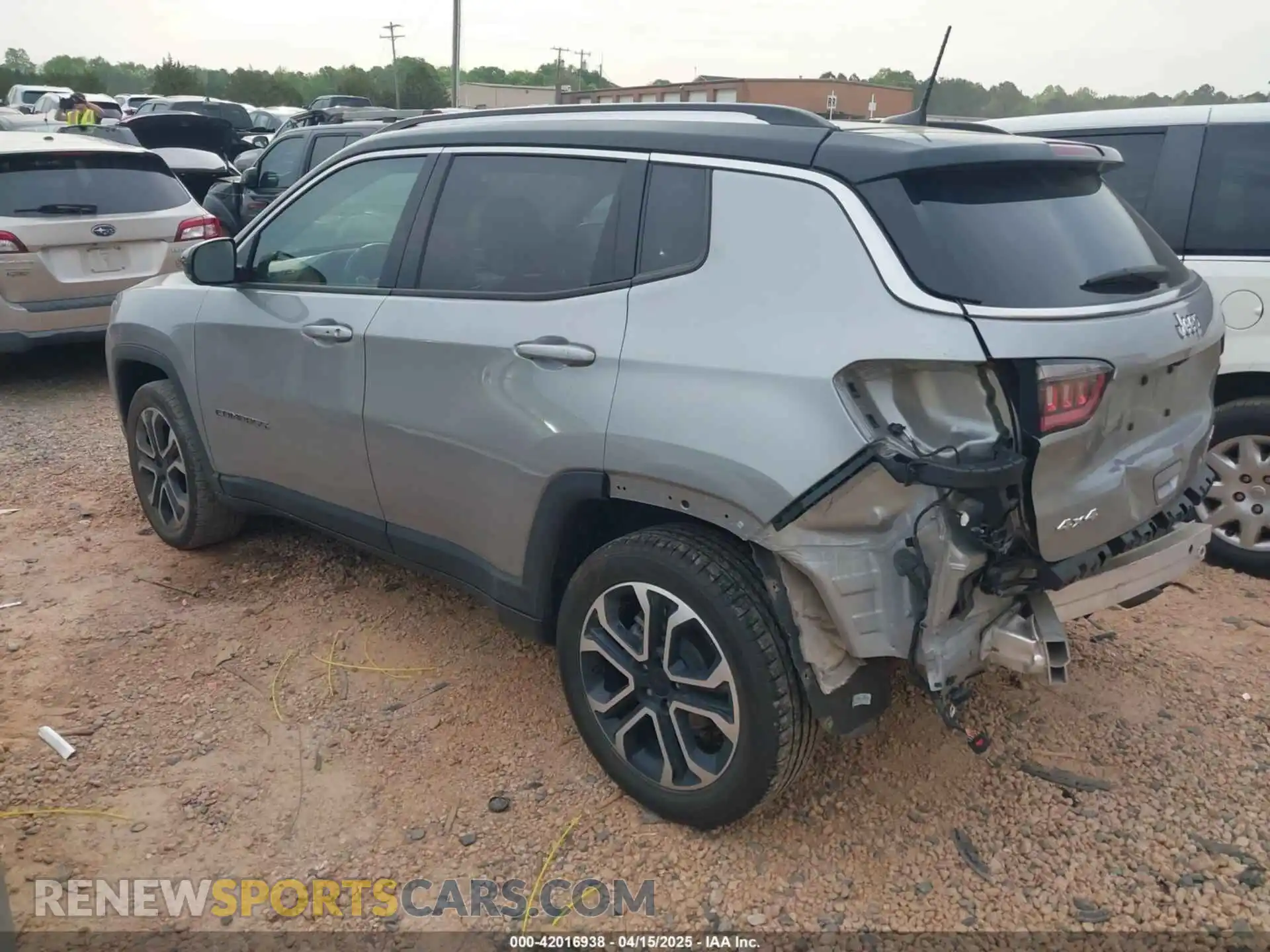 3 Photograph of a damaged car 3C4NJDCB7NT126888 JEEP COMPASS 2022