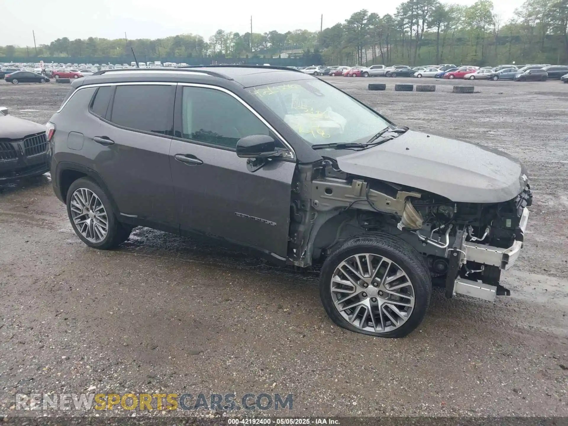 1 Photograph of a damaged car 3C4NJDCB7NT141939 JEEP COMPASS 2022