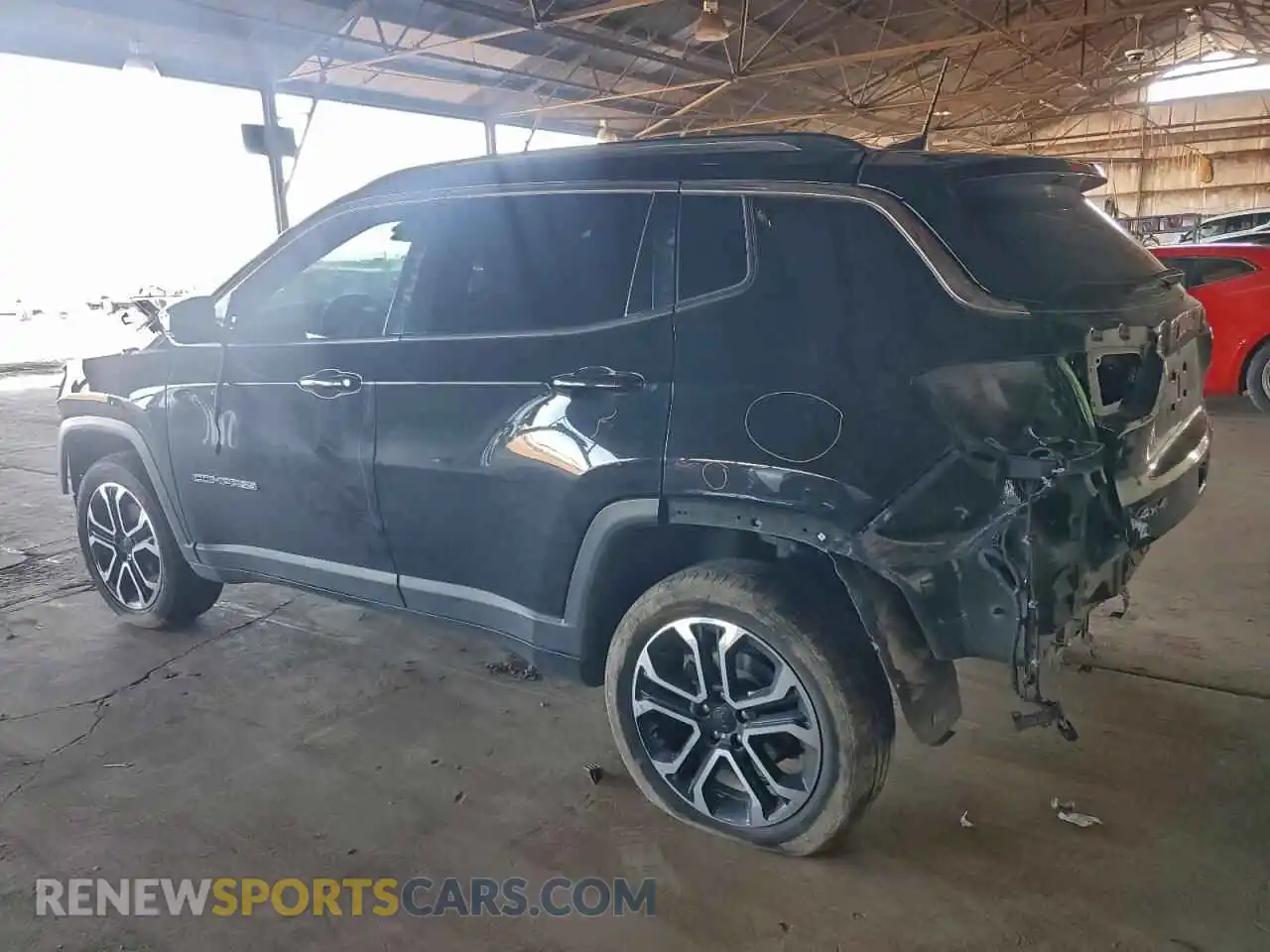 2 Photograph of a damaged car 3C4NJDCB7NT161382 JEEP COMPASS 2022