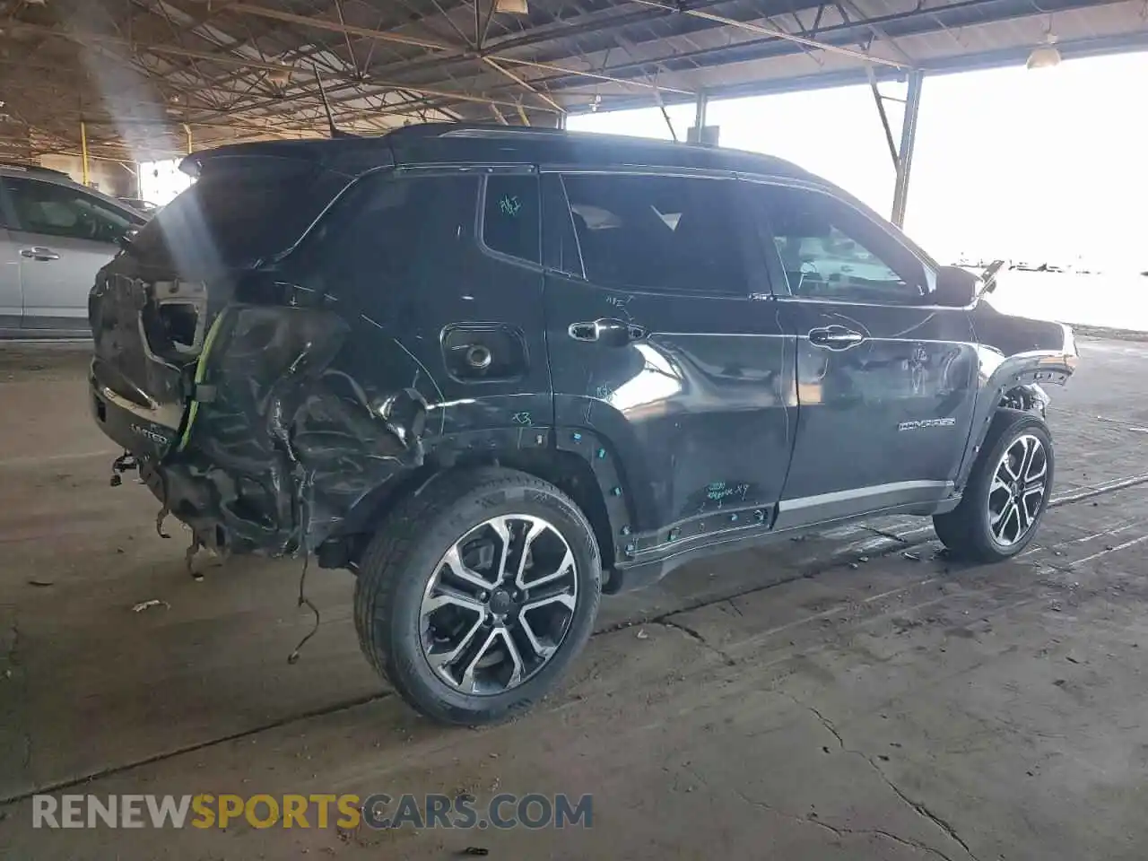 3 Photograph of a damaged car 3C4NJDCB7NT161382 JEEP COMPASS 2022