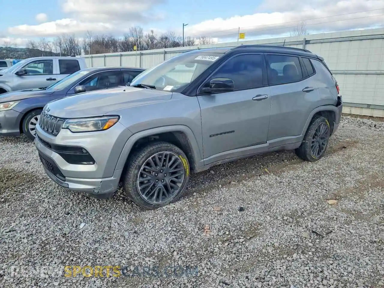 1 Photograph of a damaged car 3C4NJDCB7NT173323 JEEP COMPASS 2022