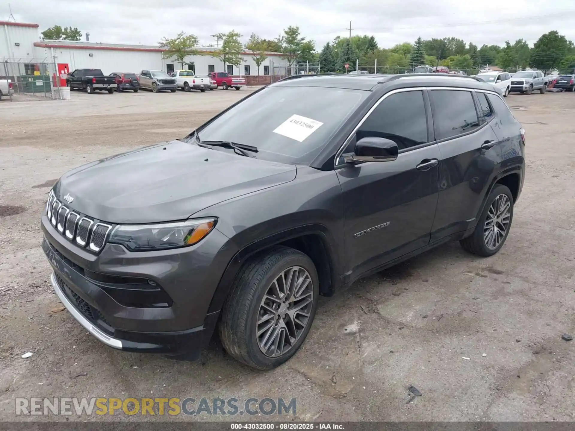 2 Photograph of a damaged car 3C4NJDCB7NT181485 JEEP COMPASS 2022