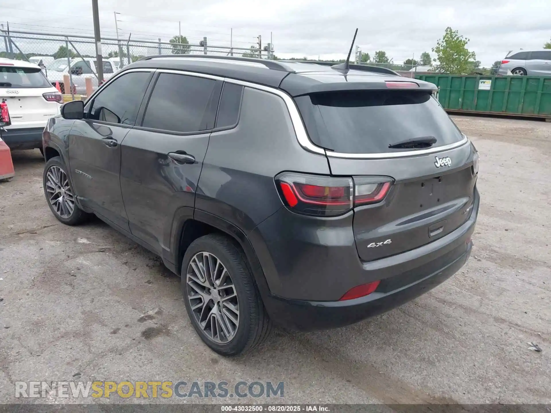 3 Photograph of a damaged car 3C4NJDCB7NT181485 JEEP COMPASS 2022