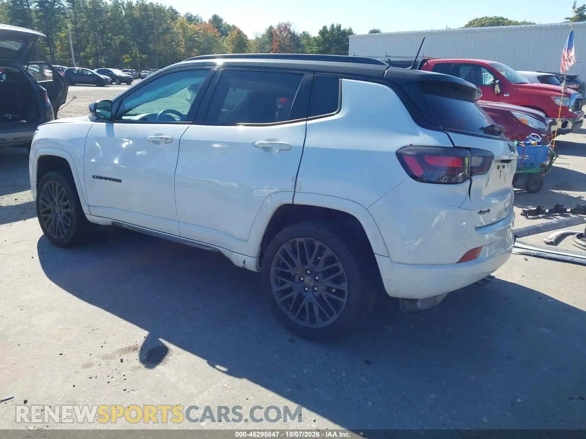 3 fotografías del automóvil dañado 3C4NJDCB7NT203324 JEEP COMPASS 2022