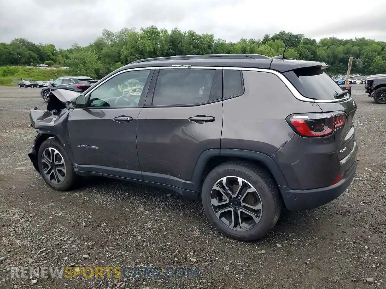 2 Photograph of a damaged car 3C4NJDCB7NT225971 JEEP COMPASS 2022