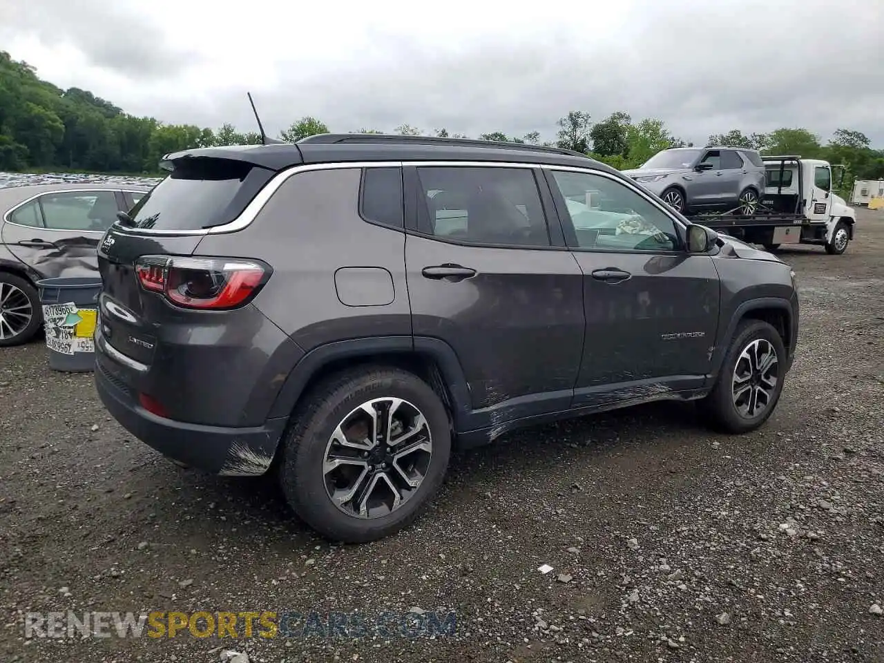 3 Photograph of a damaged car 3C4NJDCB7NT225971 JEEP COMPASS 2022