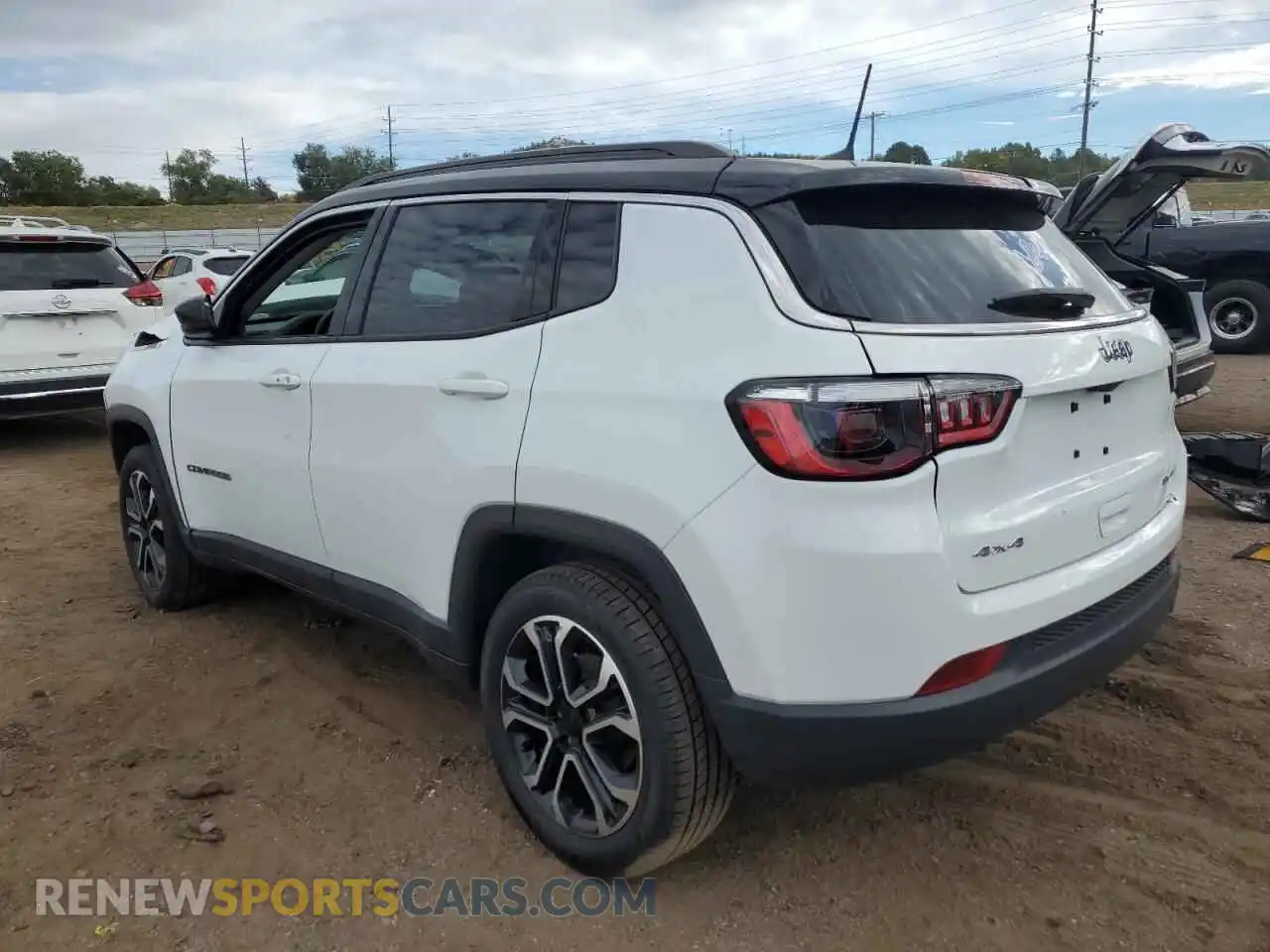 2 Photograph of a damaged car 3C4NJDCB7NT232810 JEEP COMPASS 2022