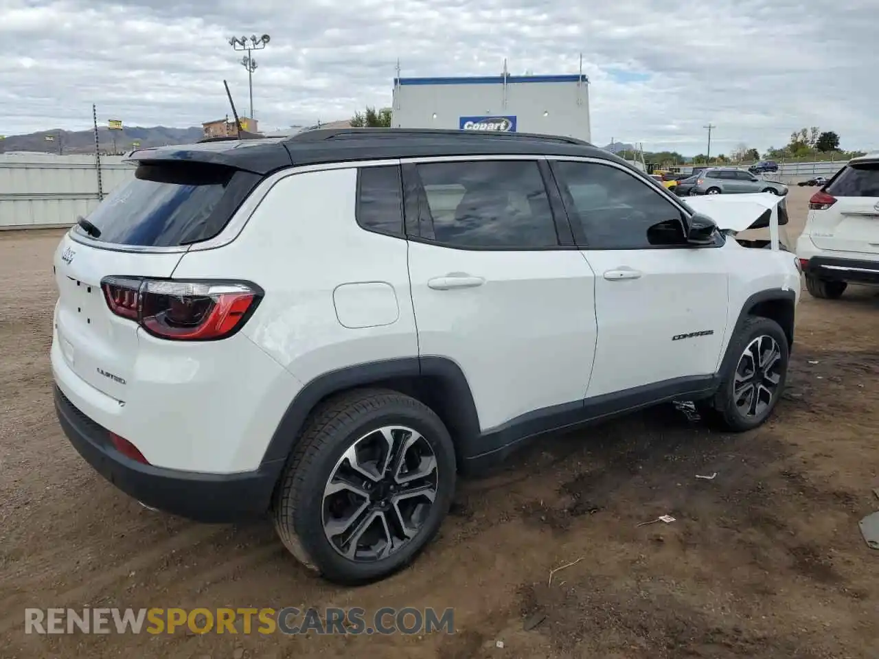 3 Photograph of a damaged car 3C4NJDCB7NT232810 JEEP COMPASS 2022