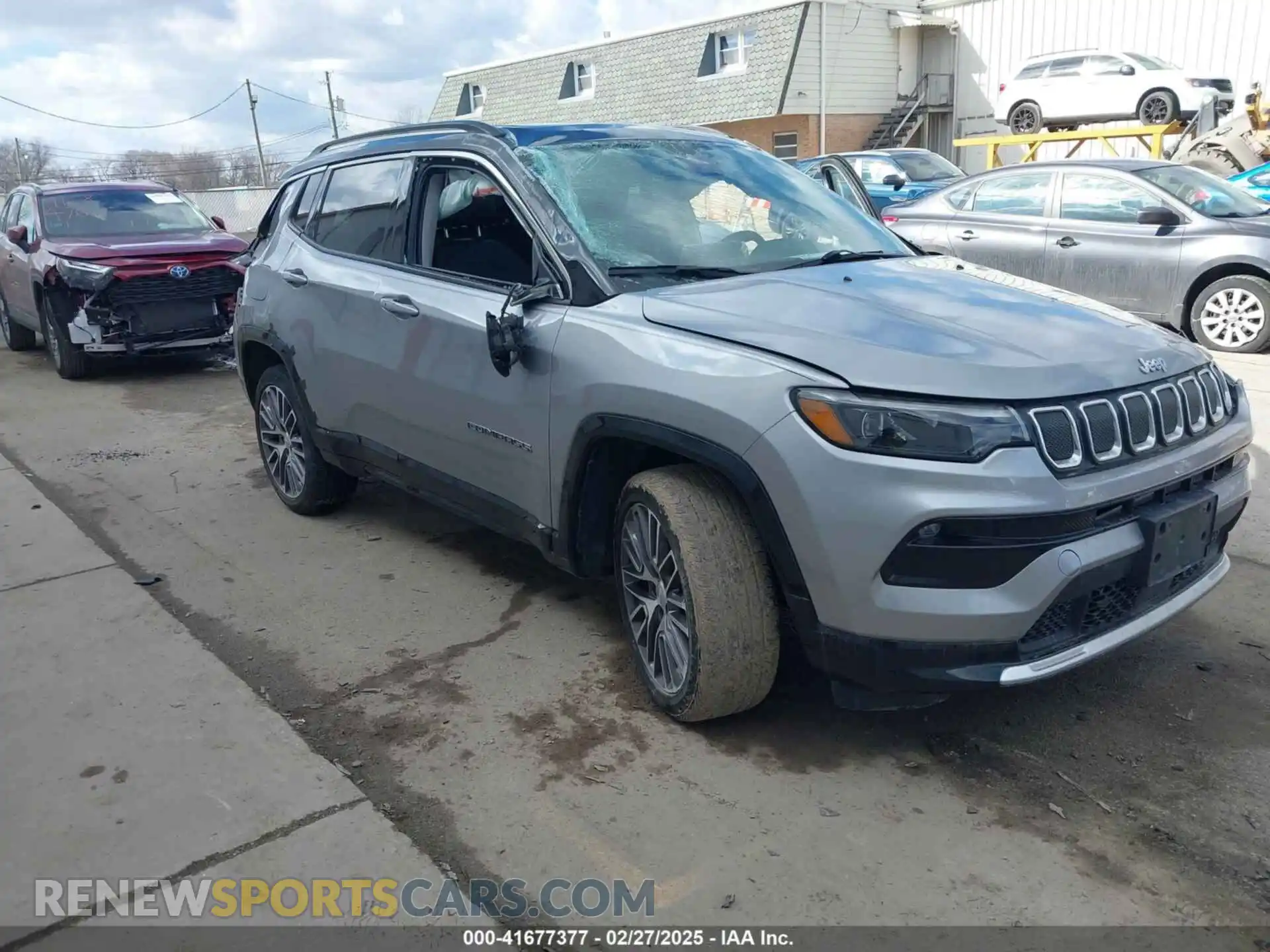 1 fotografías del automóvil dañado 3C4NJDCB8NT115480 JEEP COMPASS 2022
