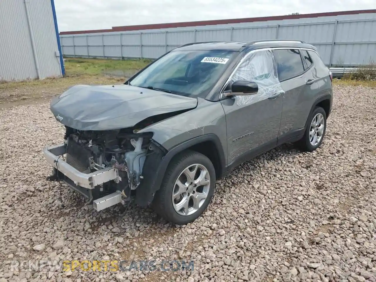 1 Photograph of a damaged car 3C4NJDCB8NT130528 JEEP COMPASS 2022