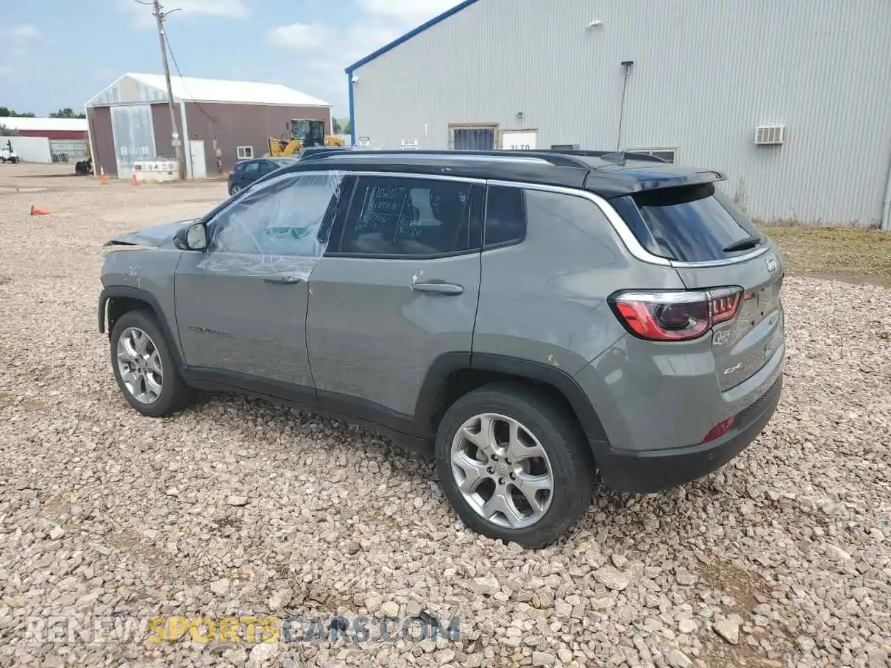 2 Photograph of a damaged car 3C4NJDCB8NT130528 JEEP COMPASS 2022