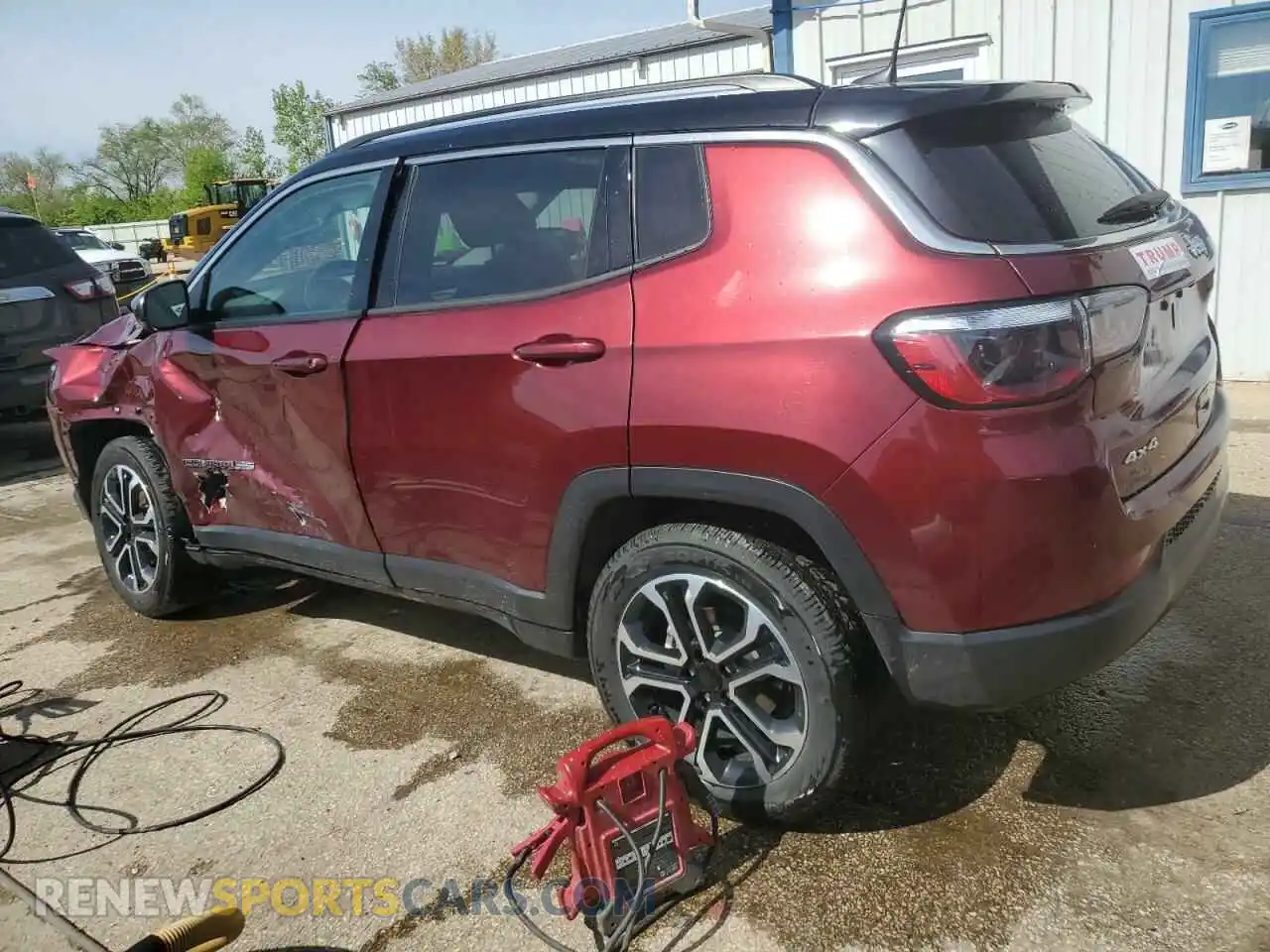 2 fotografías del automóvil dañado 3C4NJDCB8NT159432 JEEP COMPASS 2022